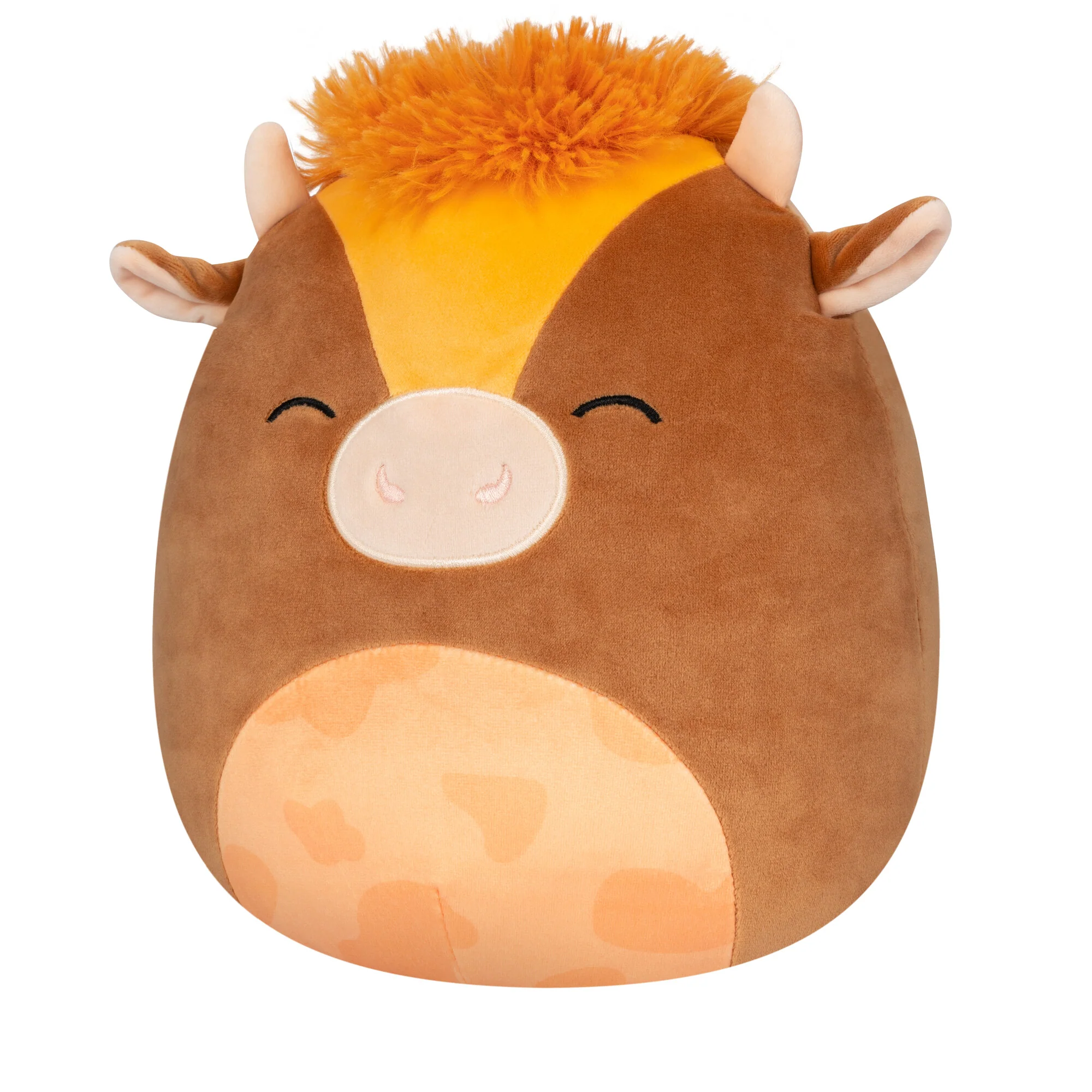 10-Inch Quinick the Dark Brown Spotted Cow - Image 2