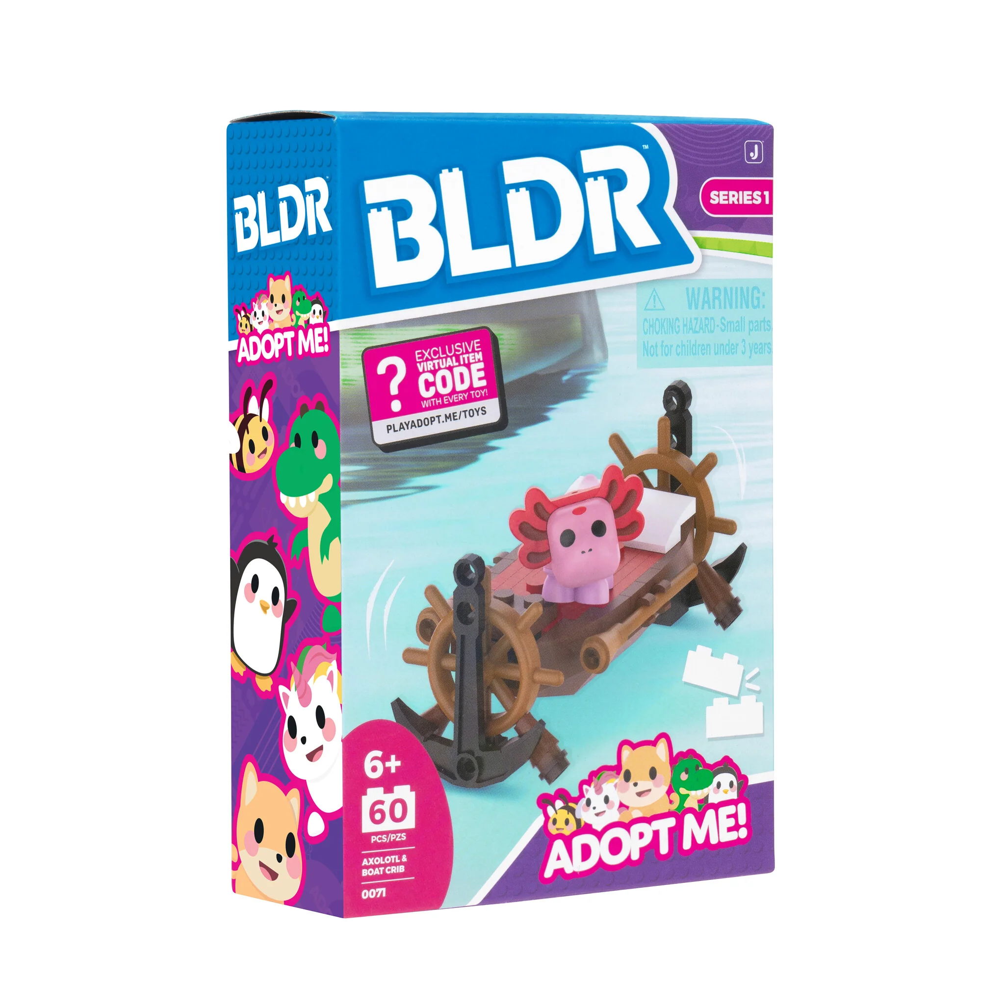 Adopt Me Axolotl & Boat Crib Building Set - Image 3