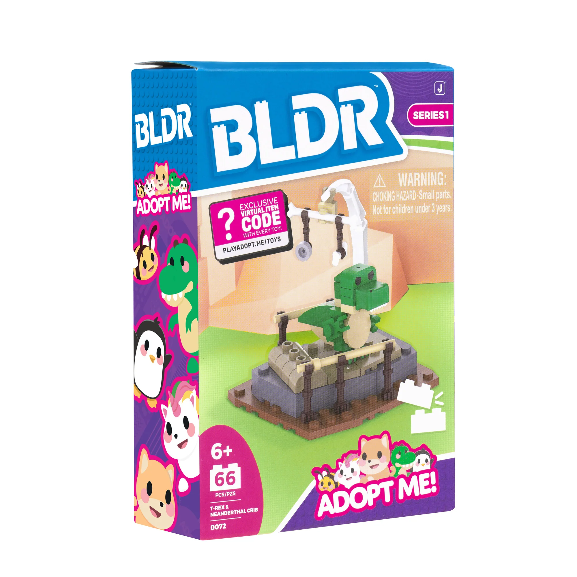 Adopt Me T-Rex & Neanderthal Crib Building Set - Image 3