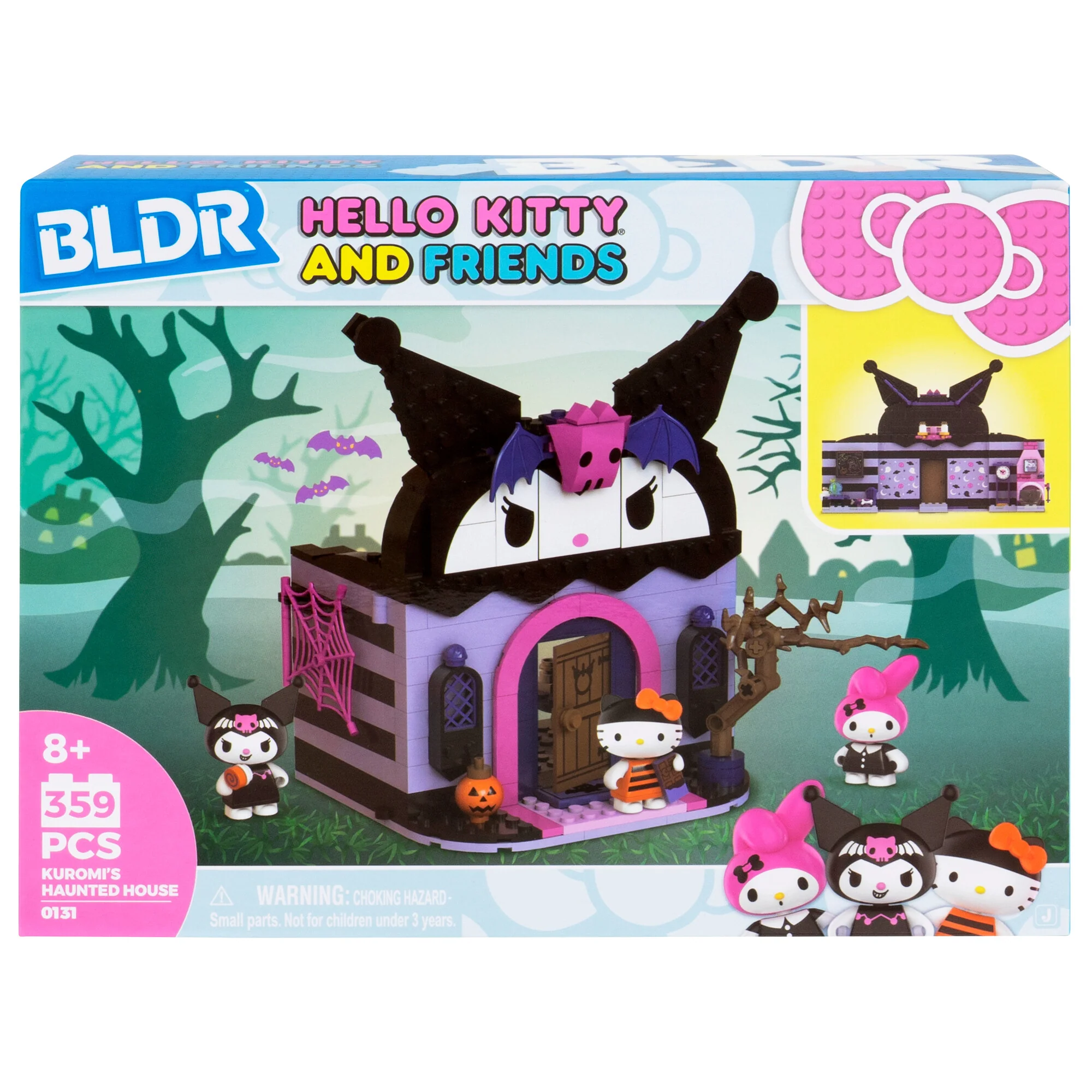 Hello Kitty and Friends Kuromi’s Haunted House Building Set - Image 7
