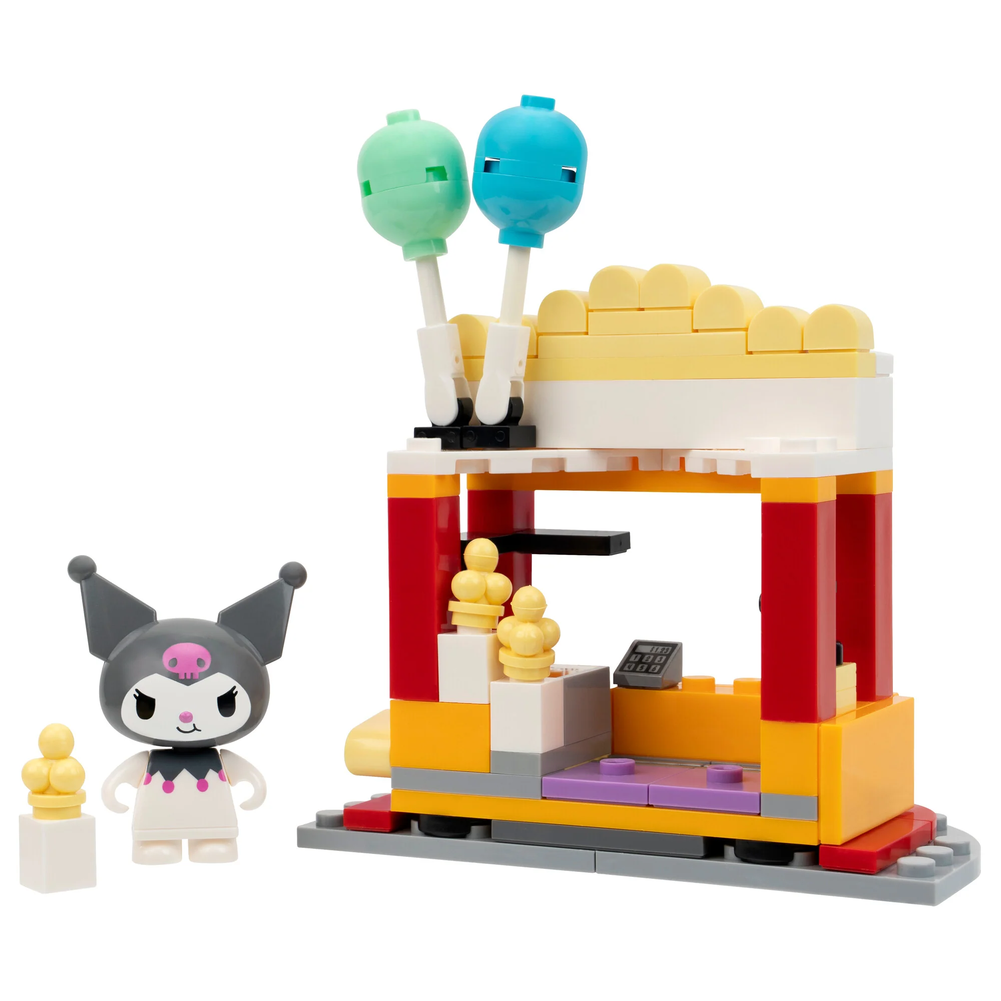 Hello Kitty and Friends Kuromi’s Popcorn Stand Building Set - Image 2
