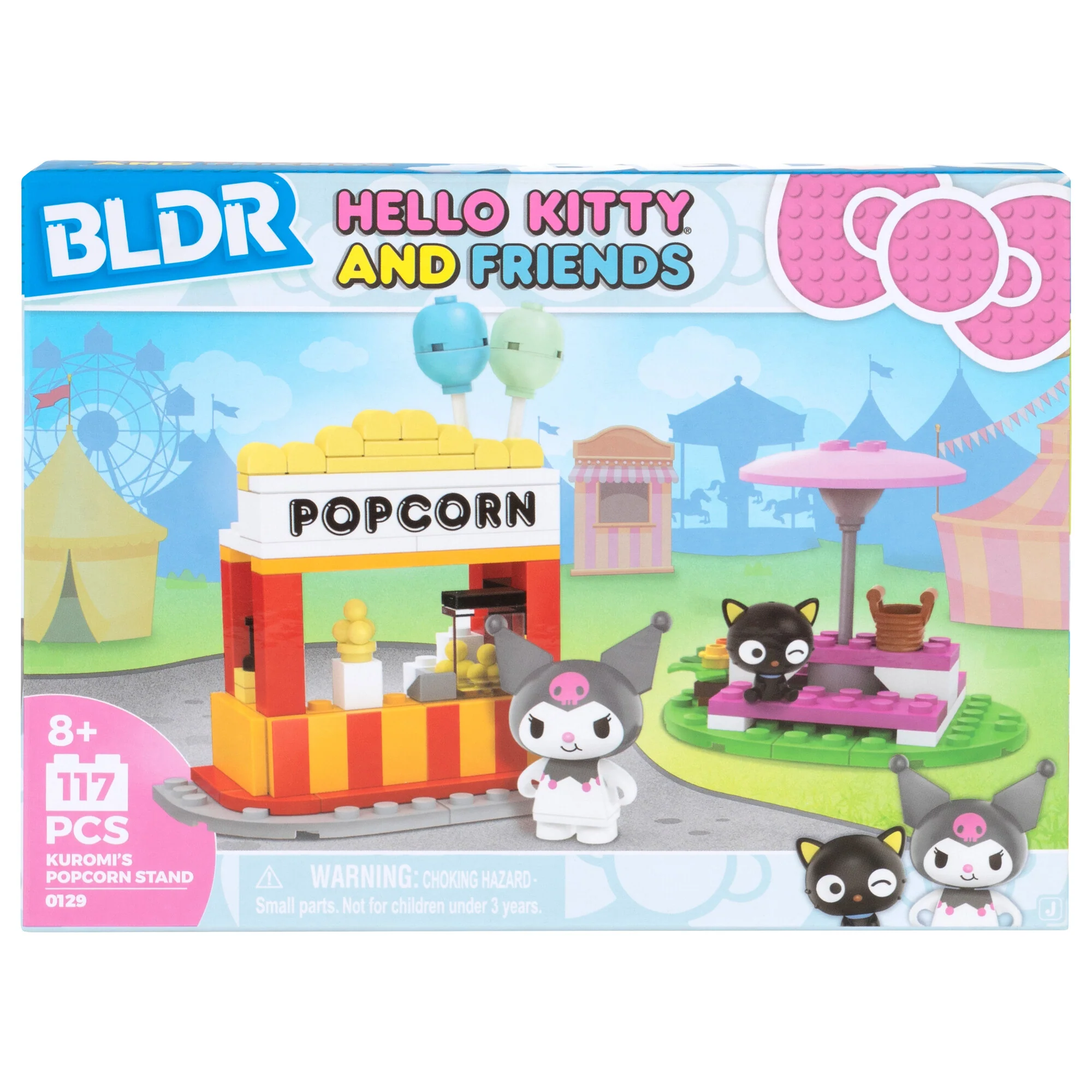 Hello Kitty and Friends Kuromi’s Popcorn Stand Building Set - Image 6