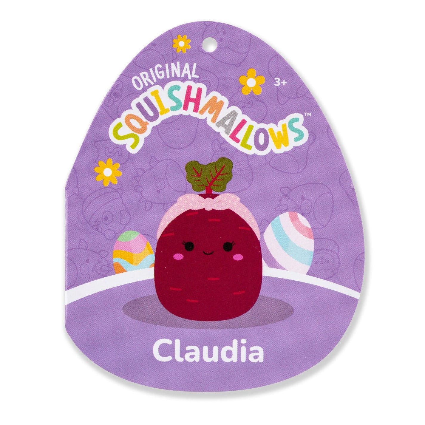 8-Inch Claudia the Purple Beet with Pink Headband - Image 5