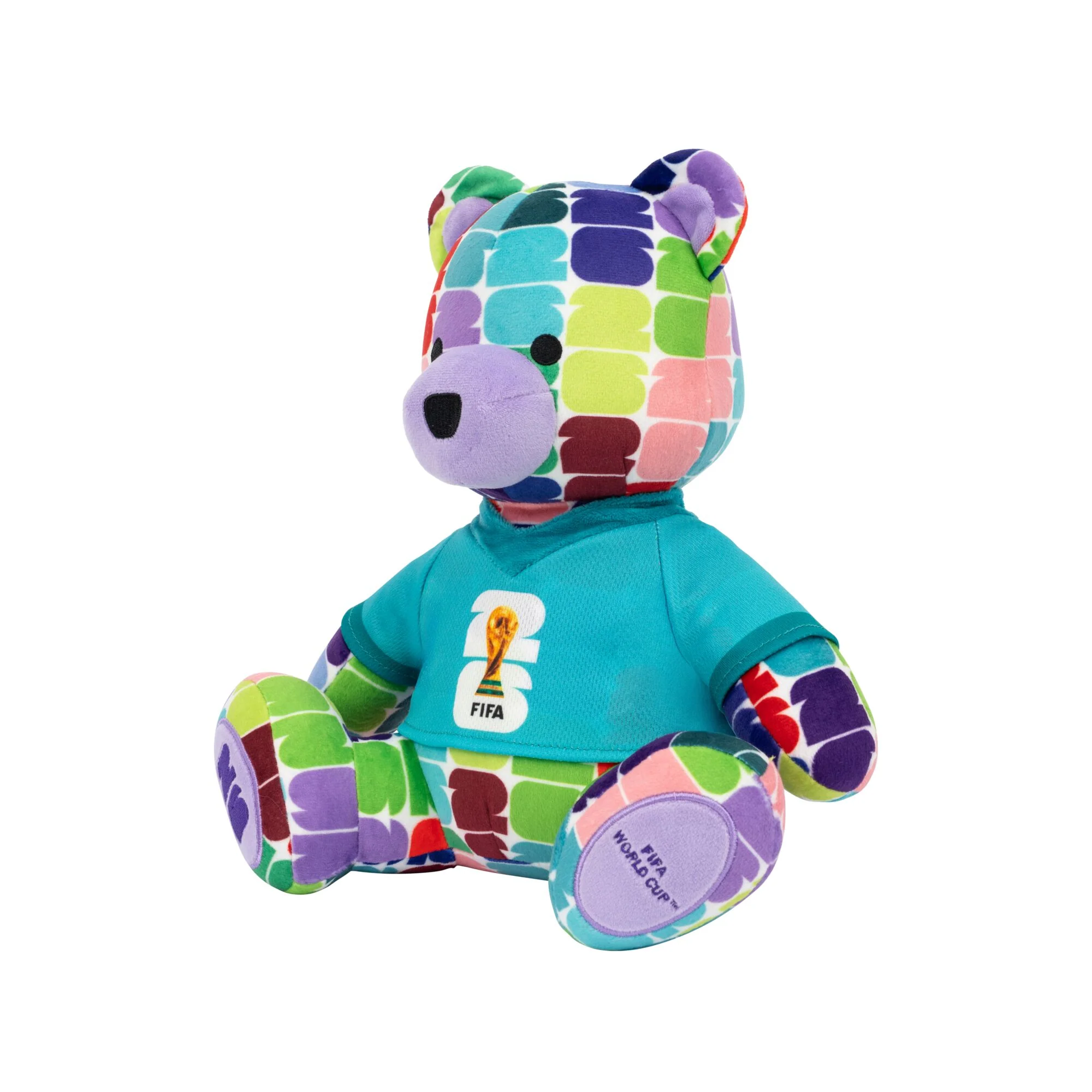 FIFA World Cup 2026 10-Inch Colorful Bear Plush - Image 4