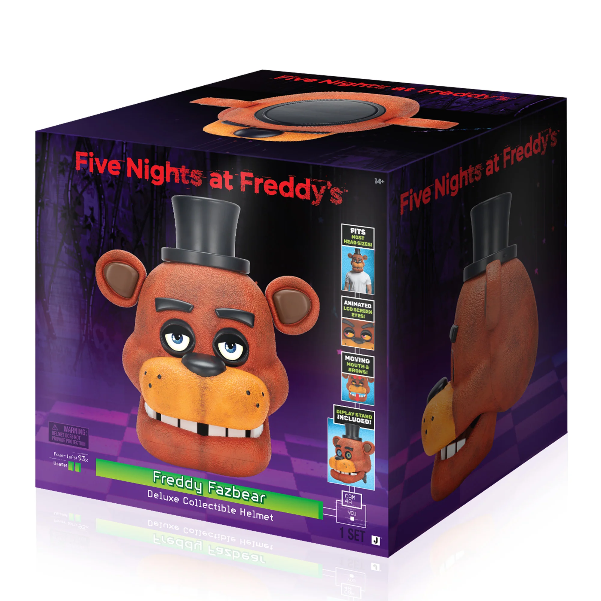 Five Nights at Freddy’s Deluxe Collector Freddy Helmet - Image 5