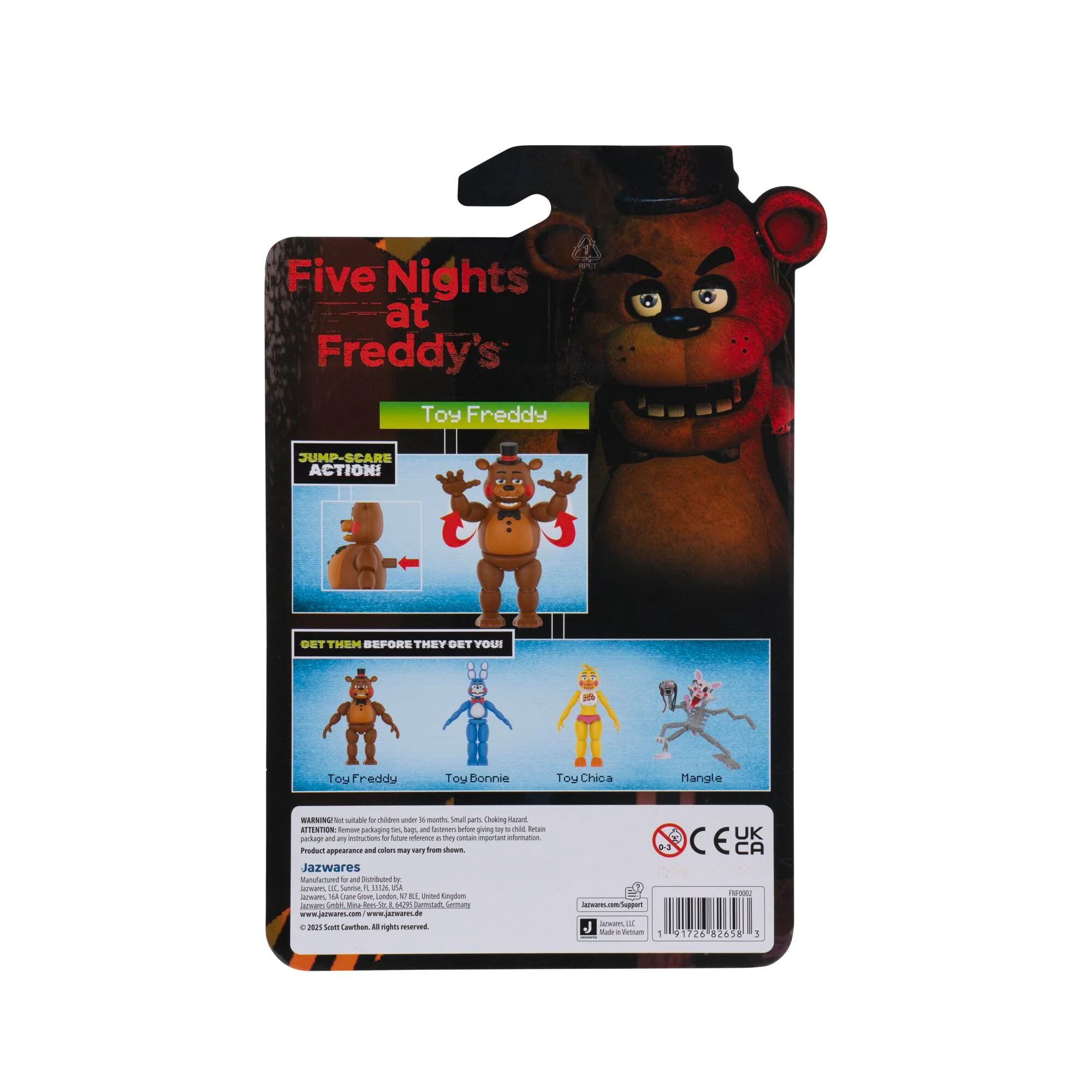 Five Nights at Freddy’s Toy Freddy 5-Inch Articulated Figure - Image 7