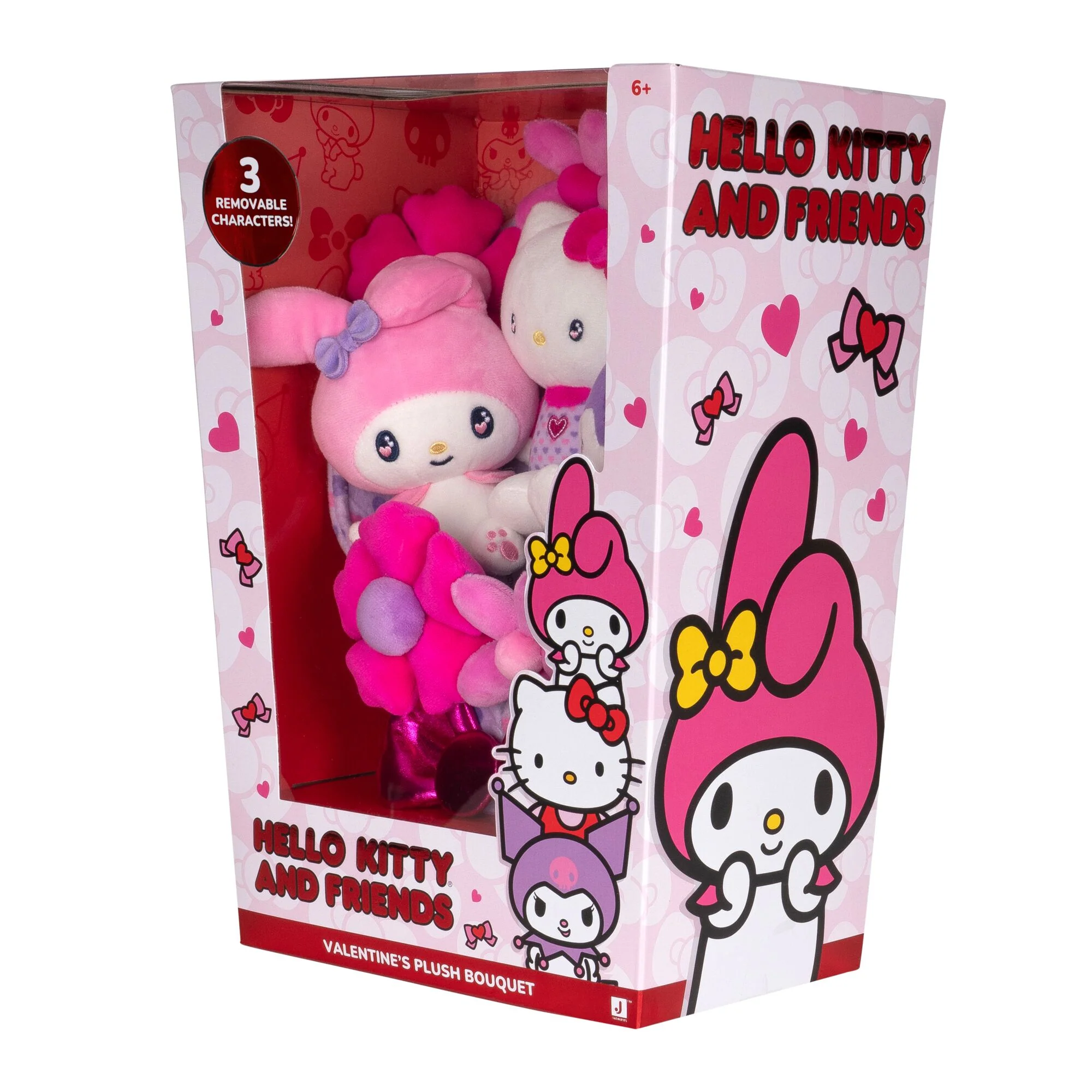 Hello Kitty and Friends 12-Inch Plush Special Valentine’s Bouquet - Image 10