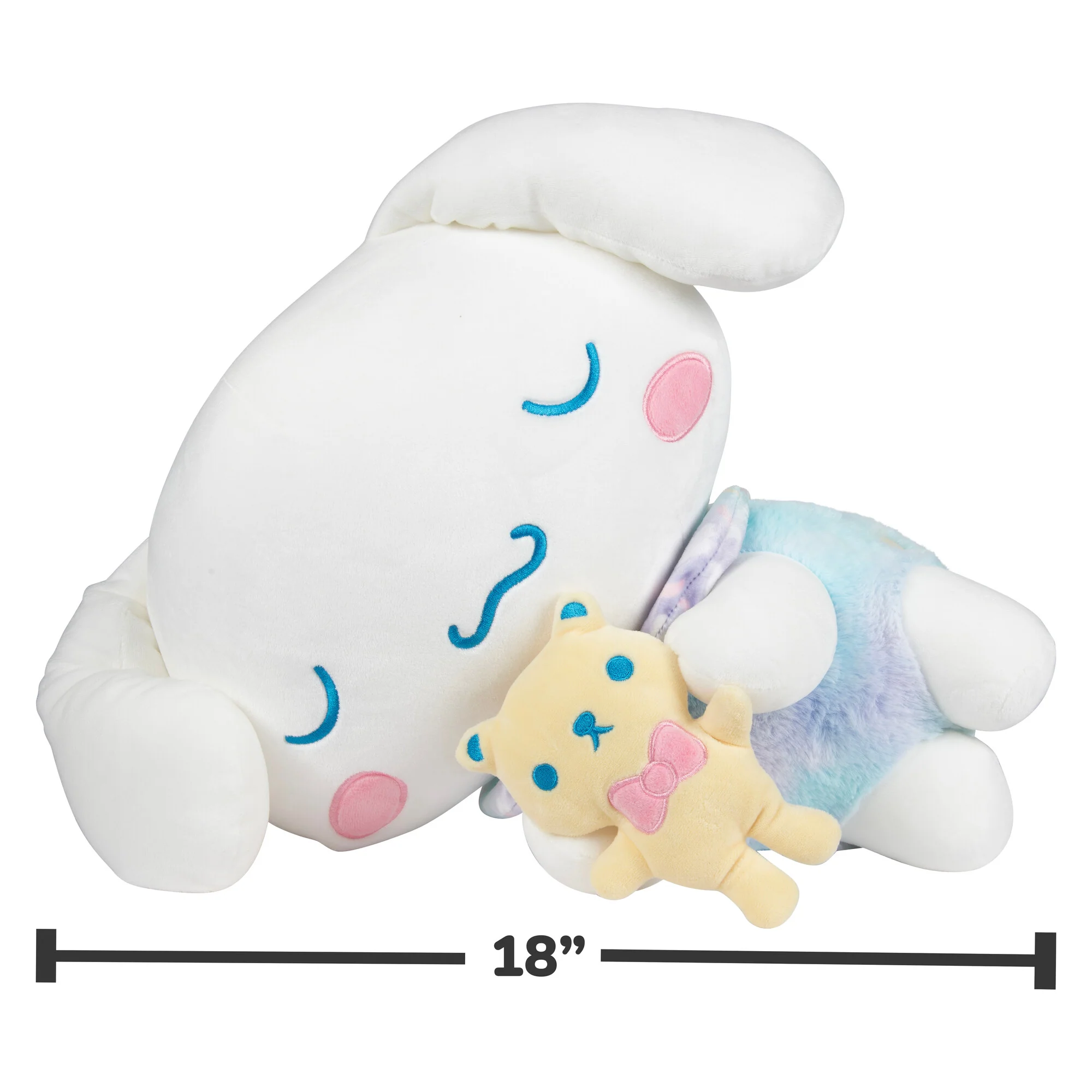 Hello Kitty and Friends 18-Inch Sleeping Plush - Cinnamoroll - Image 5
