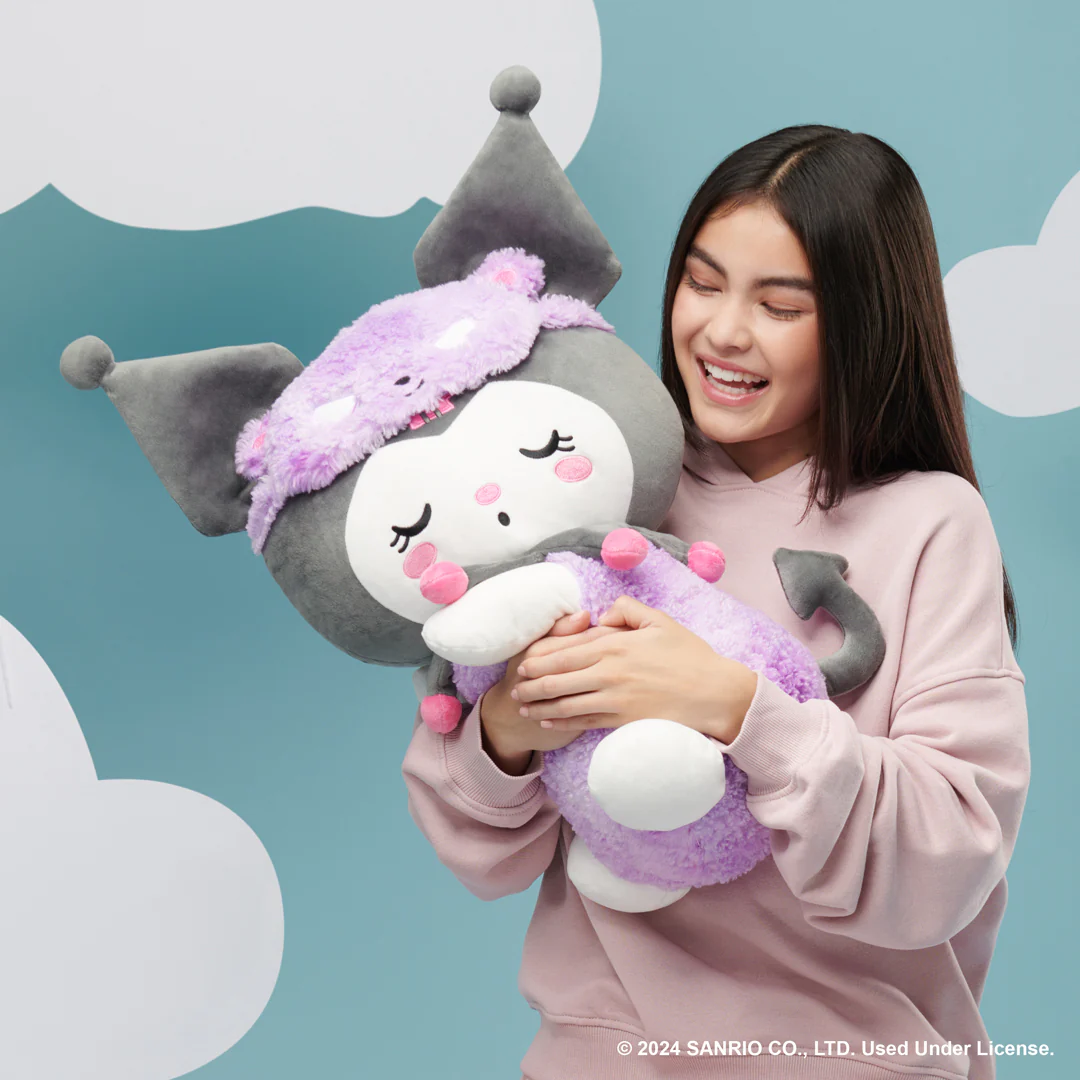 Hello Kitty and Friends 18-Inch Sleeping Plush - Kuromi - Image 3