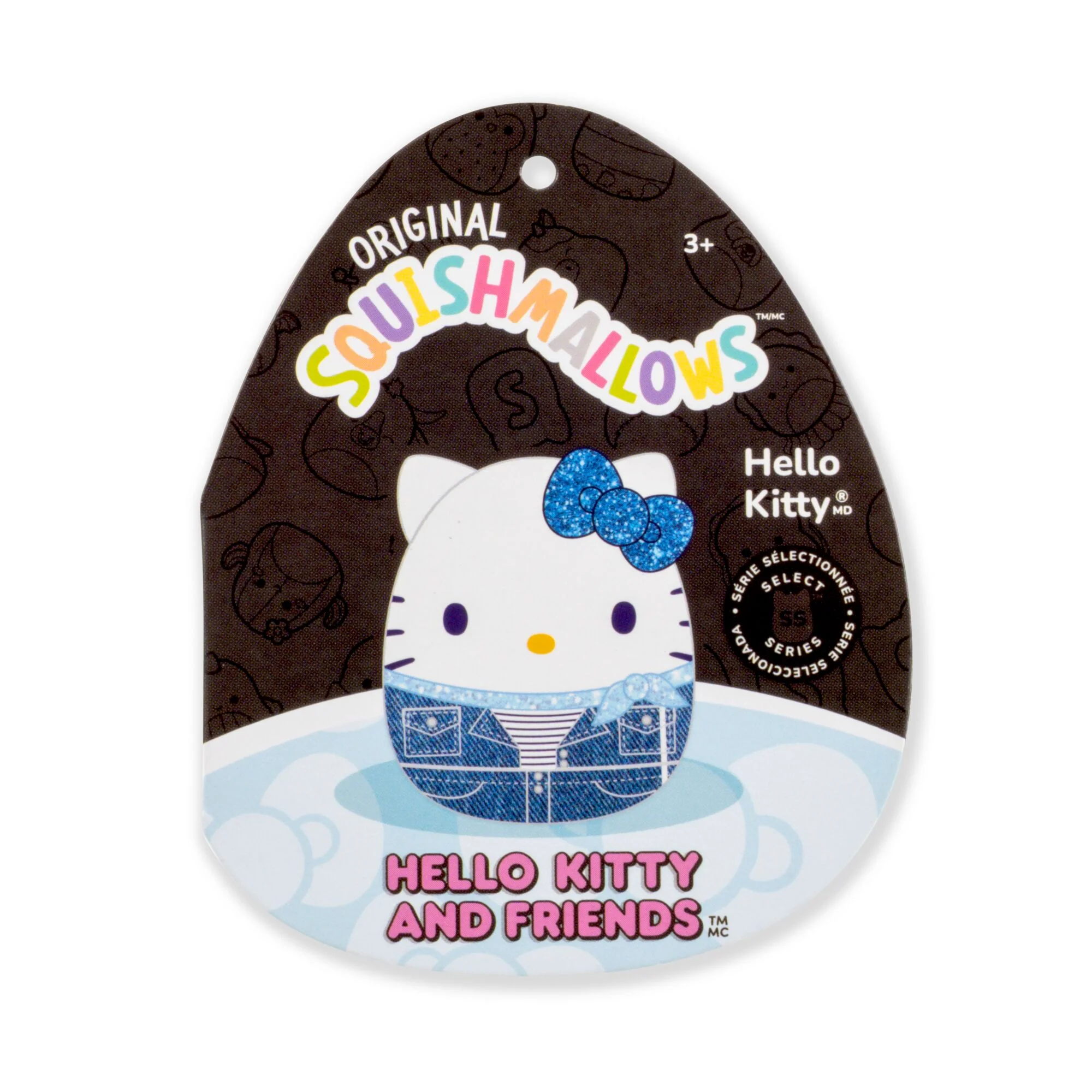 Hello Kitty and Friends 12-Inch Denim Hello Kitty Squishmallows - Image 6