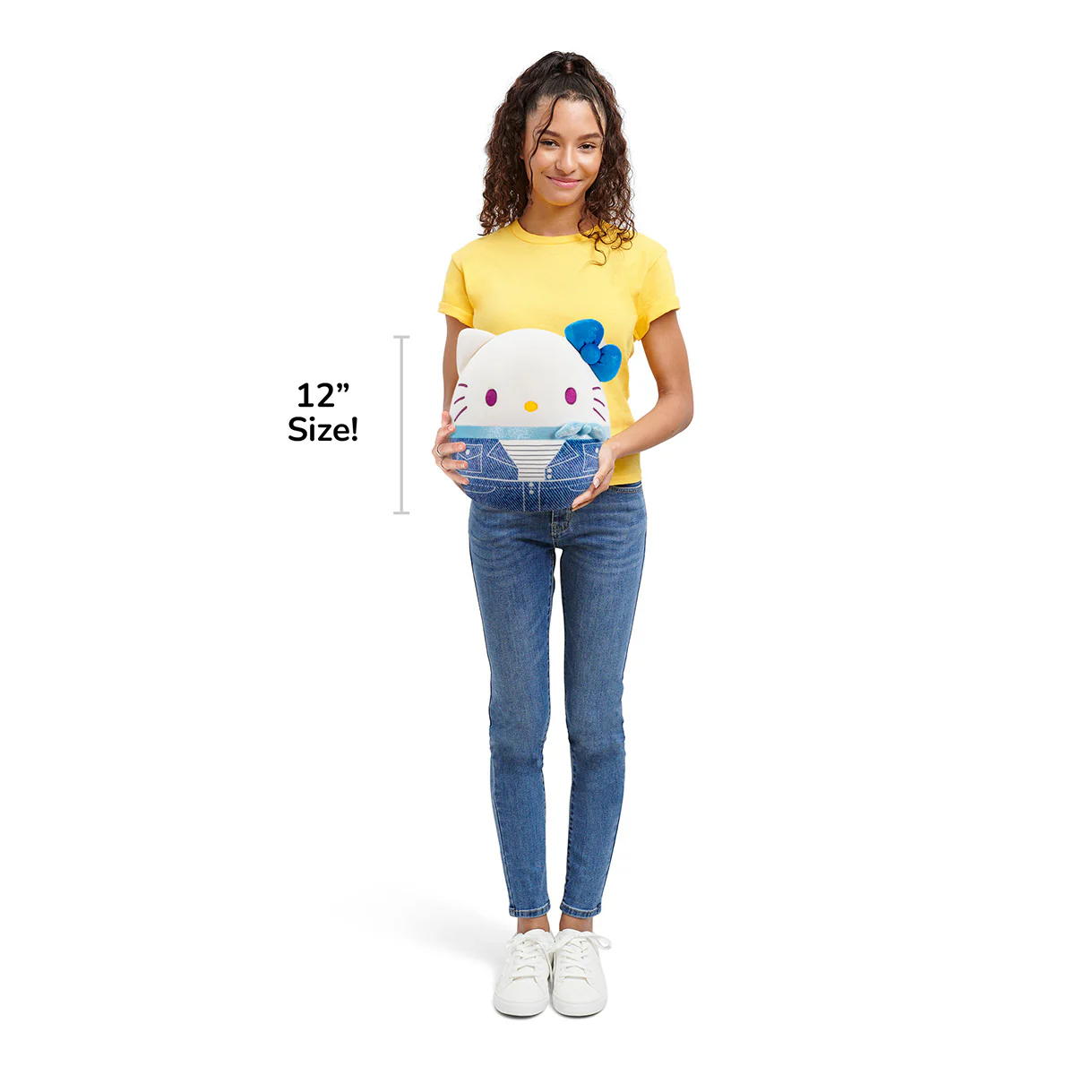 Hello Kitty and Friends 12-Inch Denim Hello Kitty Squishmallows - Image 8
