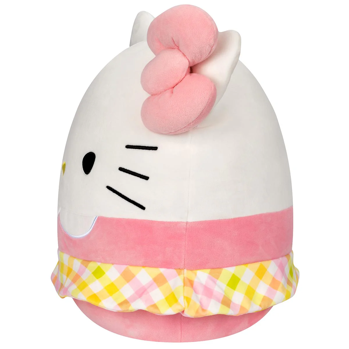 Hello Kitty and Friends 14-Inch Hello Kitty Wearing Gingham Skirt Squishmallows - Image 3