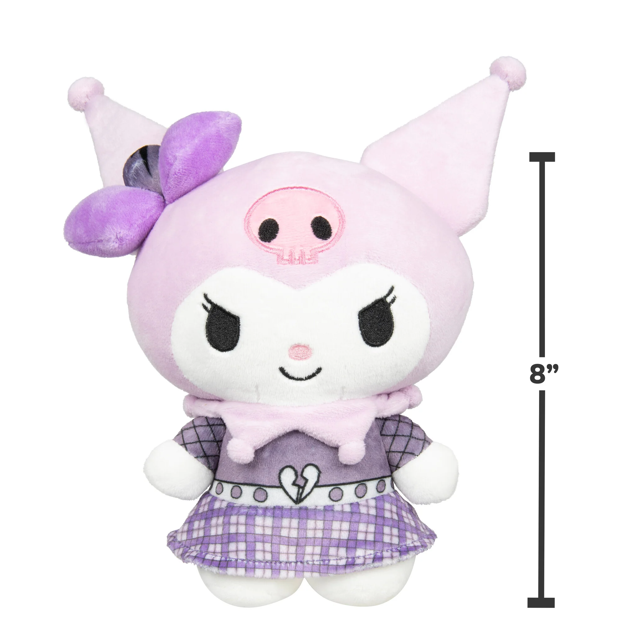 Hello Kitty and Friends Series 2 - Kuromi 8-Inch Punks Plush - Image 5
