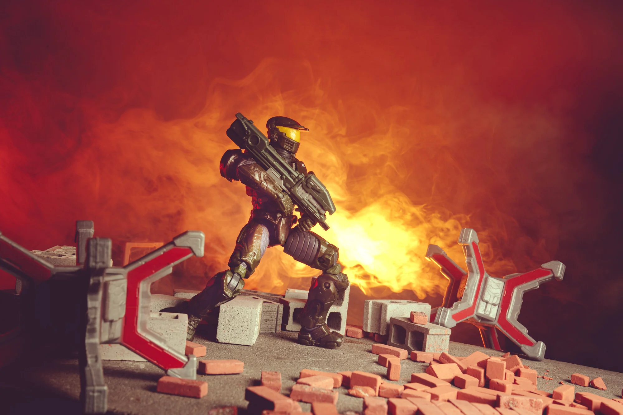 Halo Jerome-092 (Halo Wars 2) - Deluxe 4-Inch Articulated Figure with Spartan Laser - Image 4