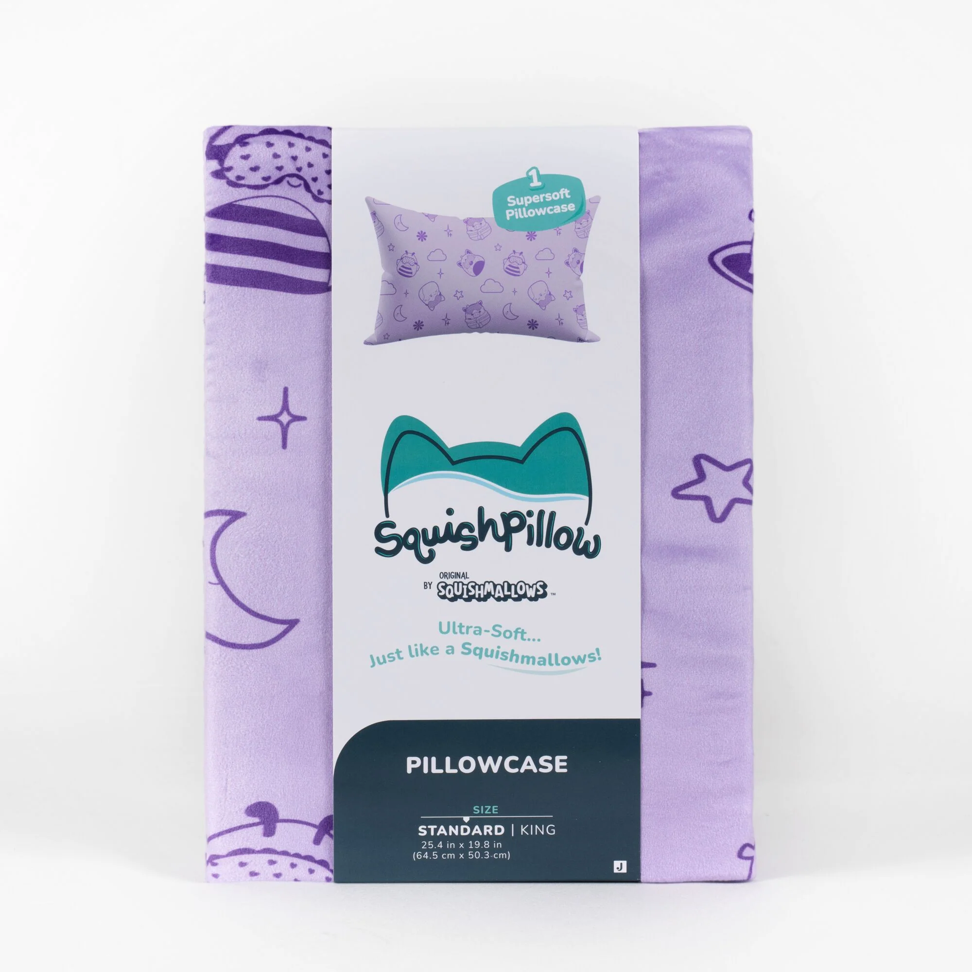 "Lavender Slumber" Purple SquishPillow Pillowcase (Standard) - Image 2