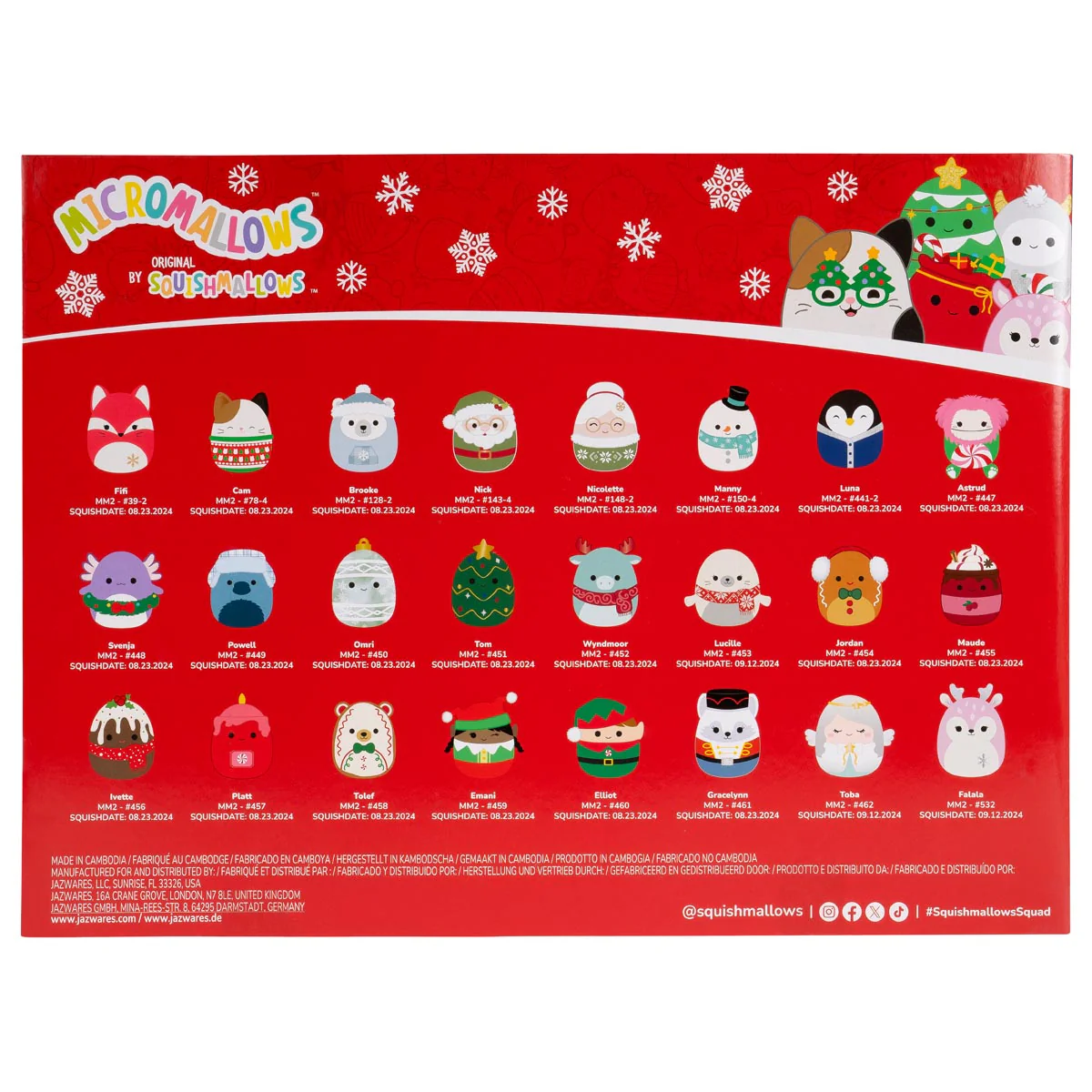 Micromallows 24-Day Holiday Plush Advent Calendar - Image 6