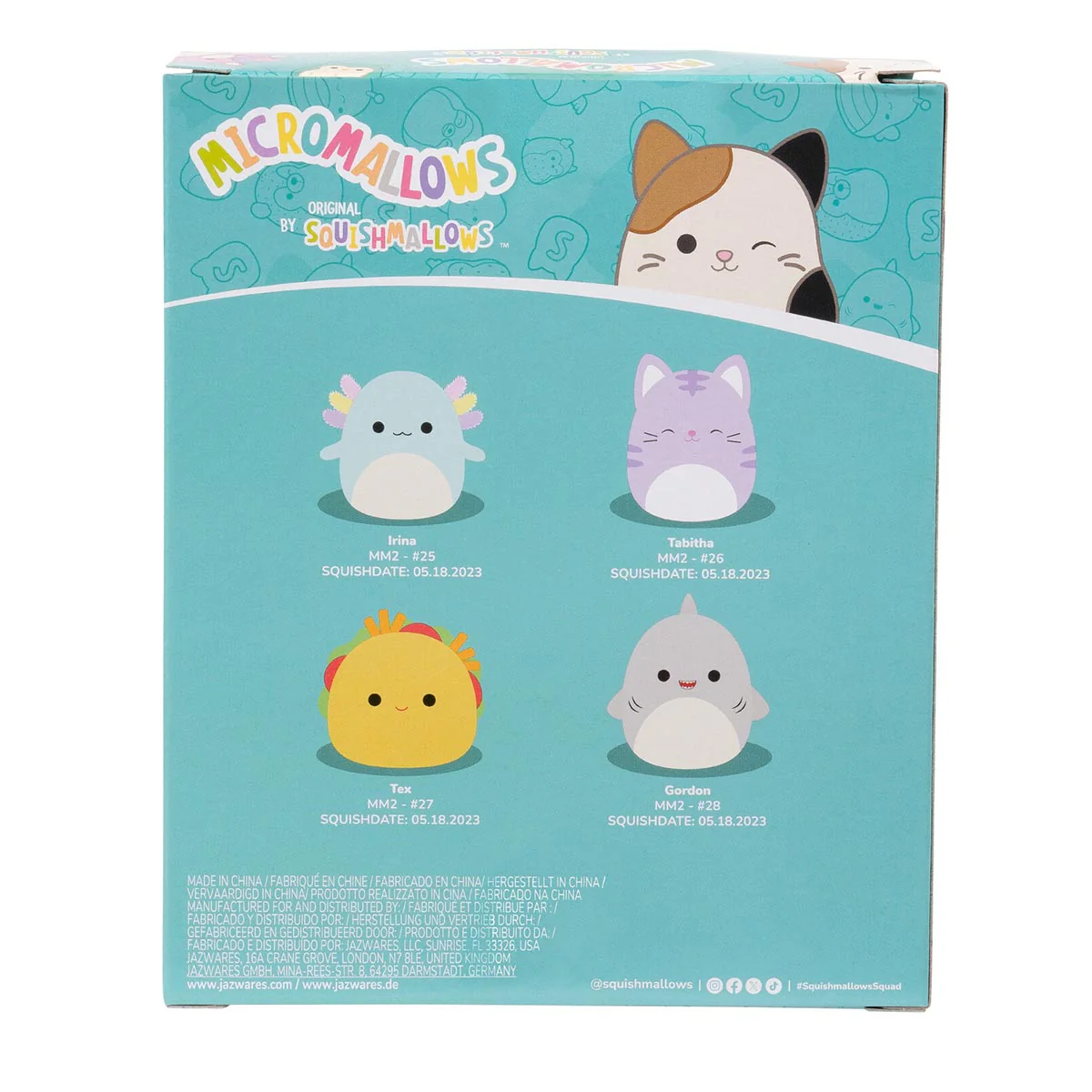 Micromallows 4-Pack - Gordon Shark, Tex Taco, Tabitha Cat, Irina Axolotl - Image 8