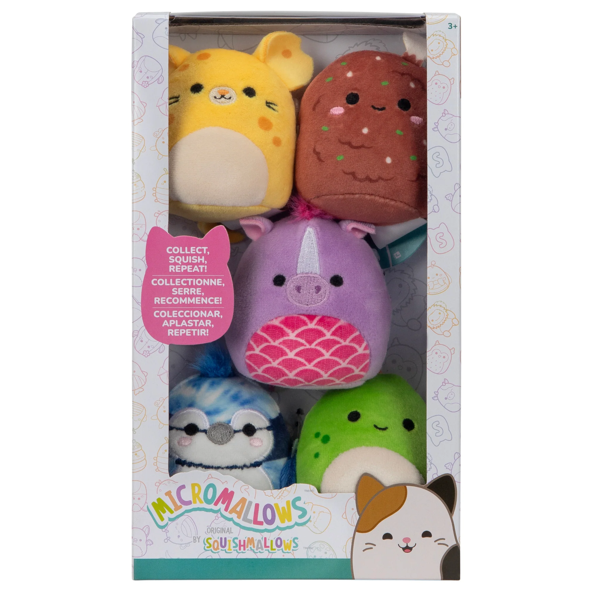 Micromallows 5-Pack - Seanster Stegosaurus, Quayn Hippocampus, Amelia Cheese Mouse, Missy Me Drumstick, Babs Blue Jay - Image 2
