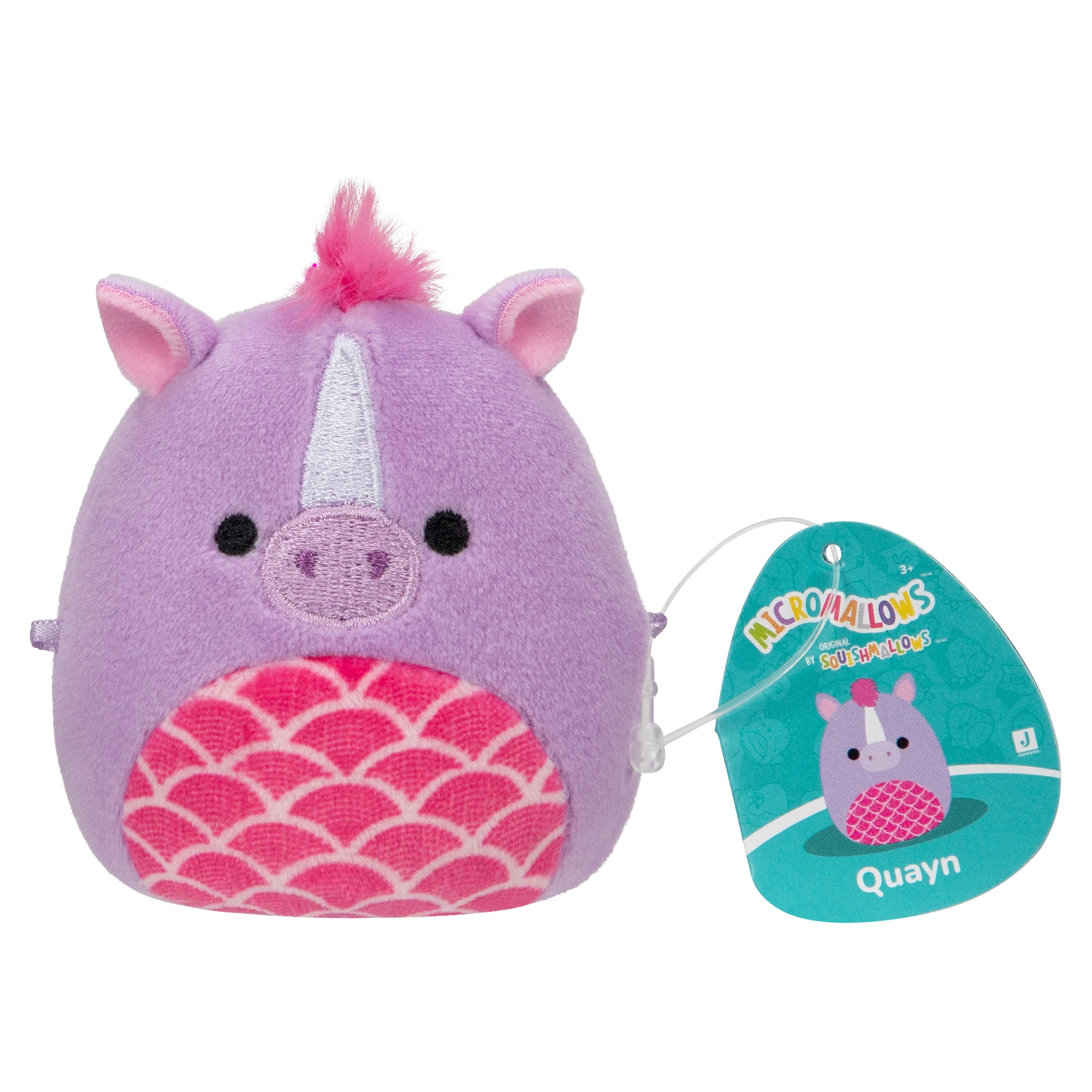Micromallows 5-Pack - Seanster Stegosaurus, Quayn Hippocampus, Amelia Cheese Mouse, Missy Me Drumstick, Babs Blue Jay - Image 6