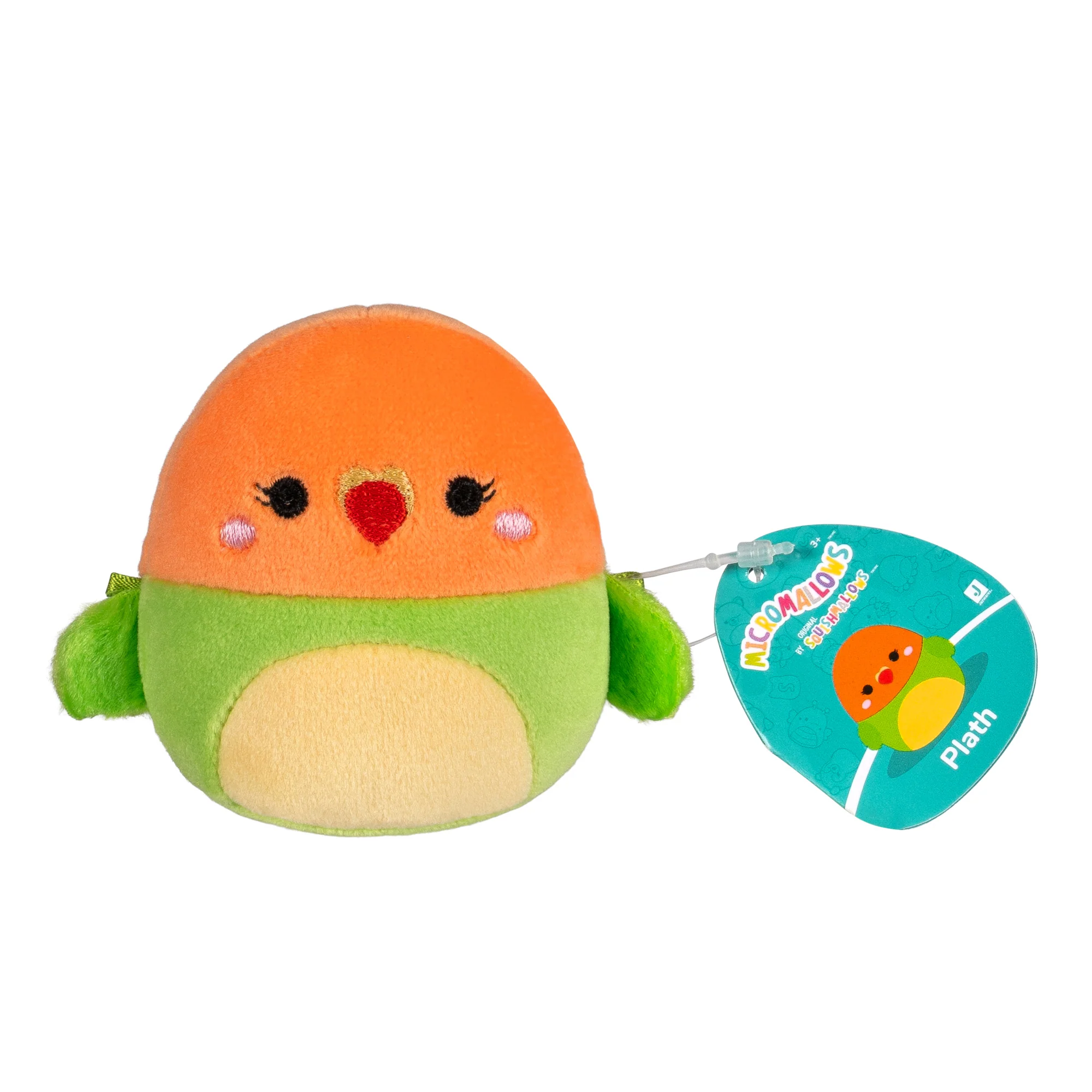 Micromallows 5-Pack - Tew Water Bear, Connor Cow, Plath Love Bird, Brody Dinosaur, Lasla Octopus - Image 4