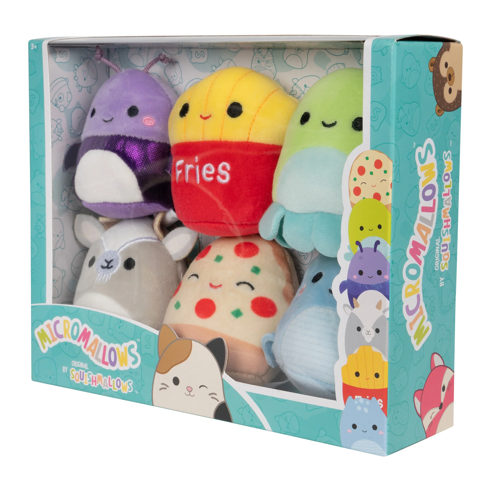 Micromallows 6-Pack – Axel Beetle, Lune Loch Ness Monster, Floyd French Fries, Orphie Octopus, Pep Pizza, Walker Goat - Image 10