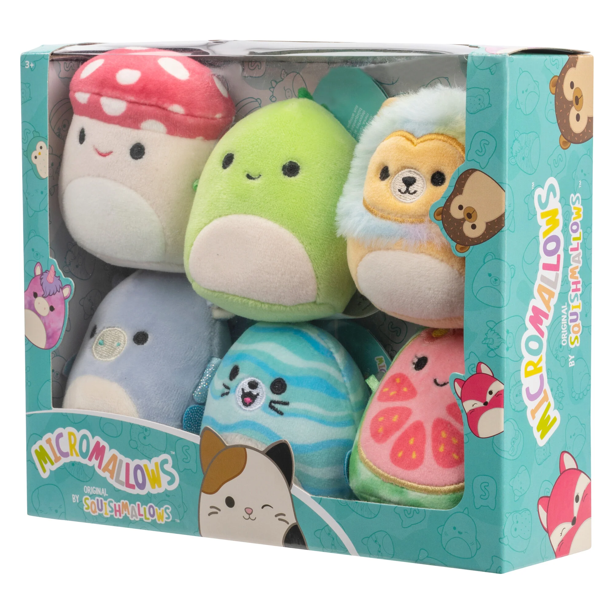 Micromallows 6-Pack – Danny Dinosaur, Dane Dragon, Malcolm Mushroom, Lena Guava Fruit, Leonard Lion, Noah Seal - Image 10