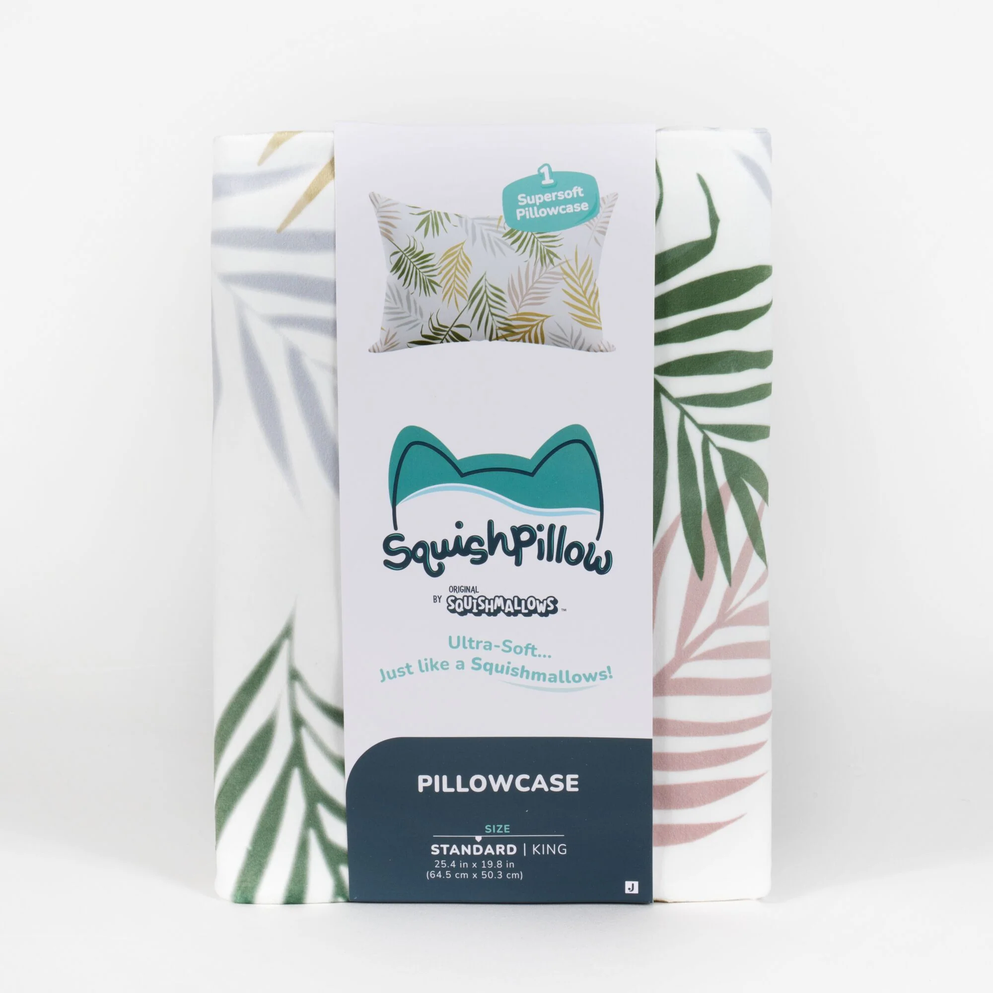 "Palm Fronds" Light SquishPillow Pillowcase (Standard) - Image 2