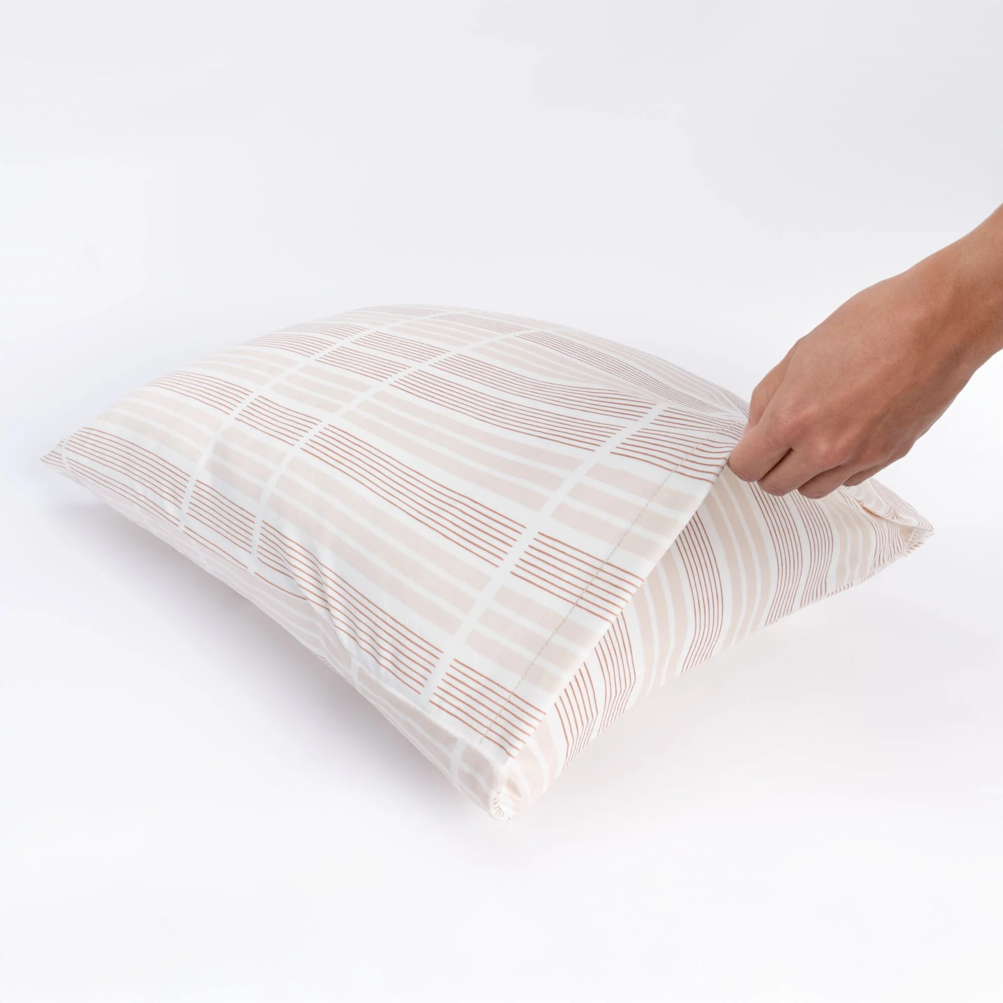 "Restful Reed" Natural SquishPillow Pillowcase (Standard) - Image 6