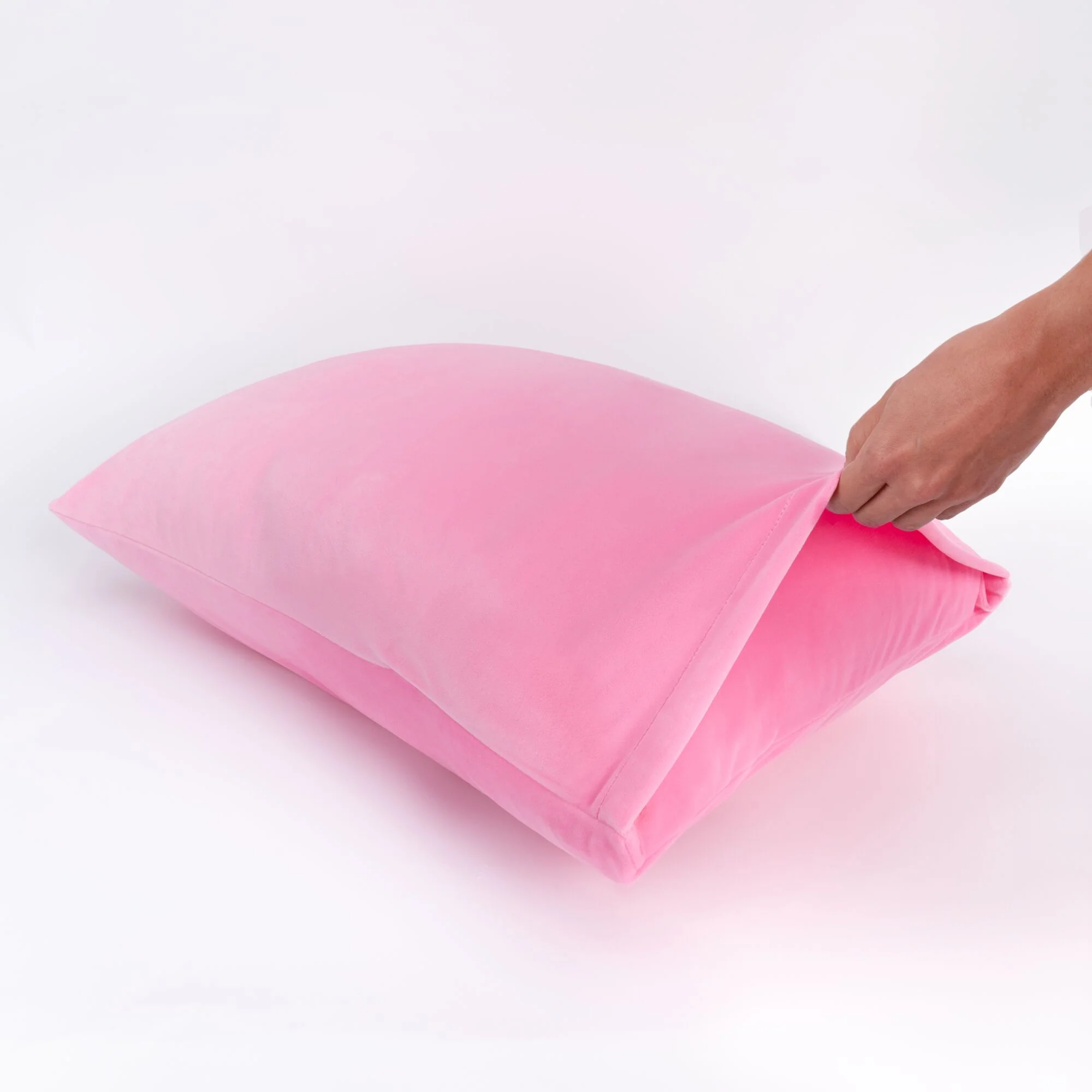 "Solid Slumber" Pink SquishPillow Pillowcase (Standard) - Image 6
