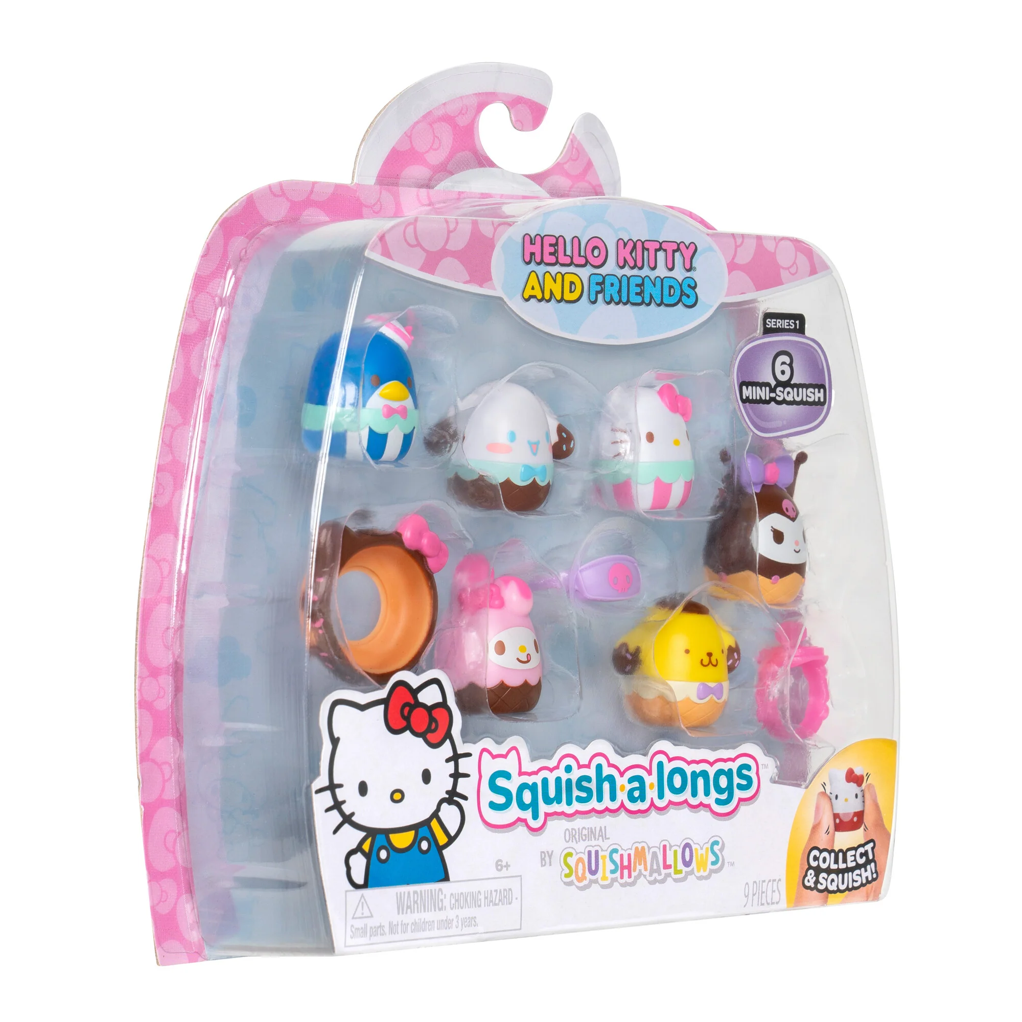 Squish-a-longs Hello Kitty and Friends Ice Cream 6-Pack - Image 6
