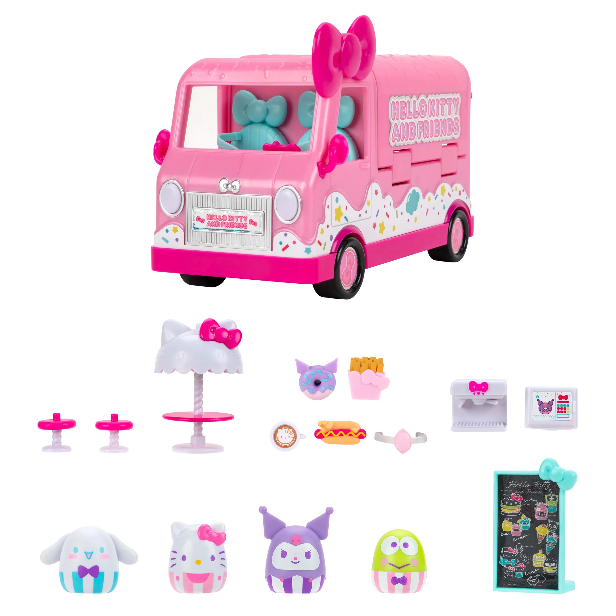 Squish-a-longs Hello Kitty and Friends Hello Kitty Cafe Truck Playset - Image 3