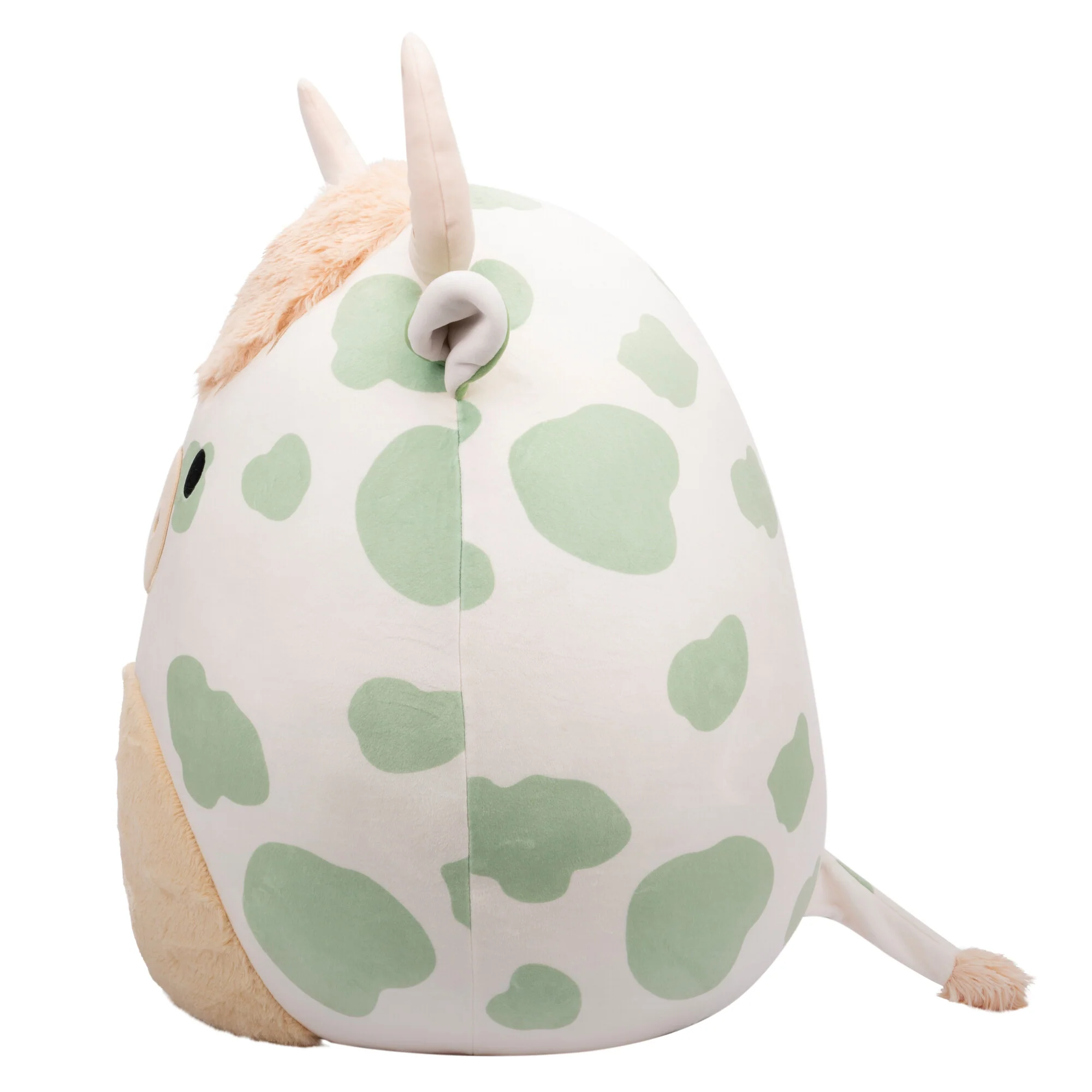 20-Inch Celestino the Sage Green Spotted Highland Cow - Image 3