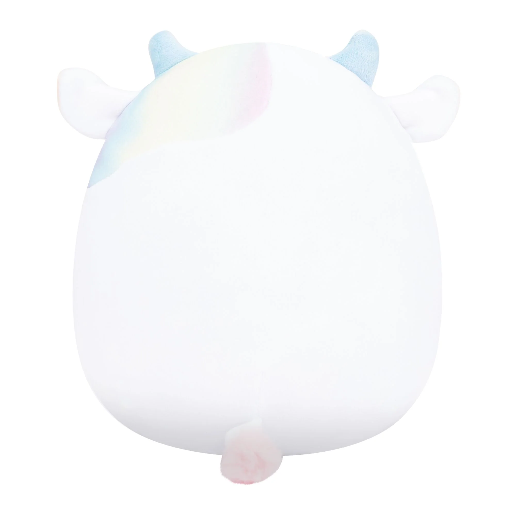 5-Inch Belozi the White And Rainbow Tie-Dye Cow Holding Cotton Candy - Image 4