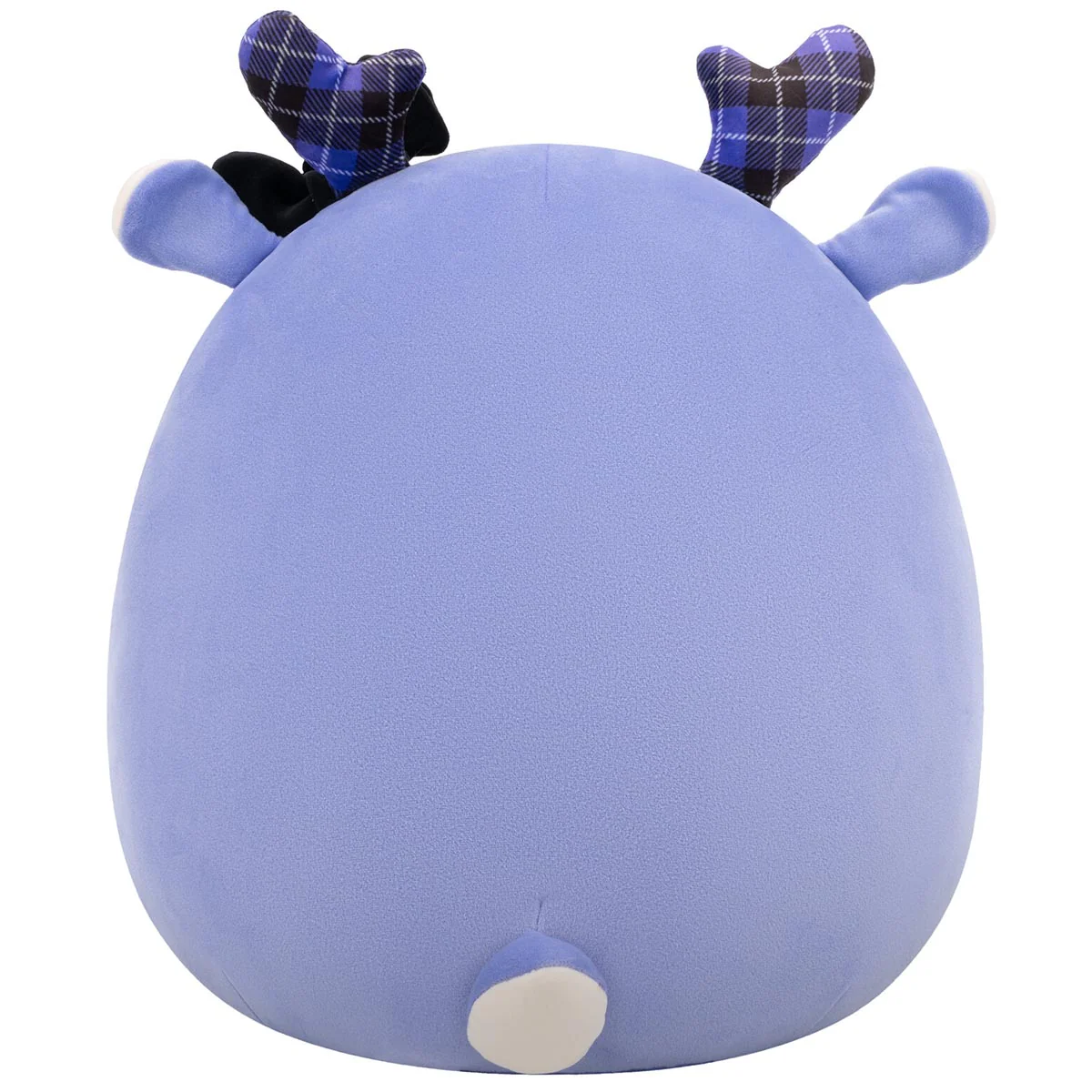 14-Inch Binoche the Purple Fawn with Plaid Antlers and Bow - Image 4