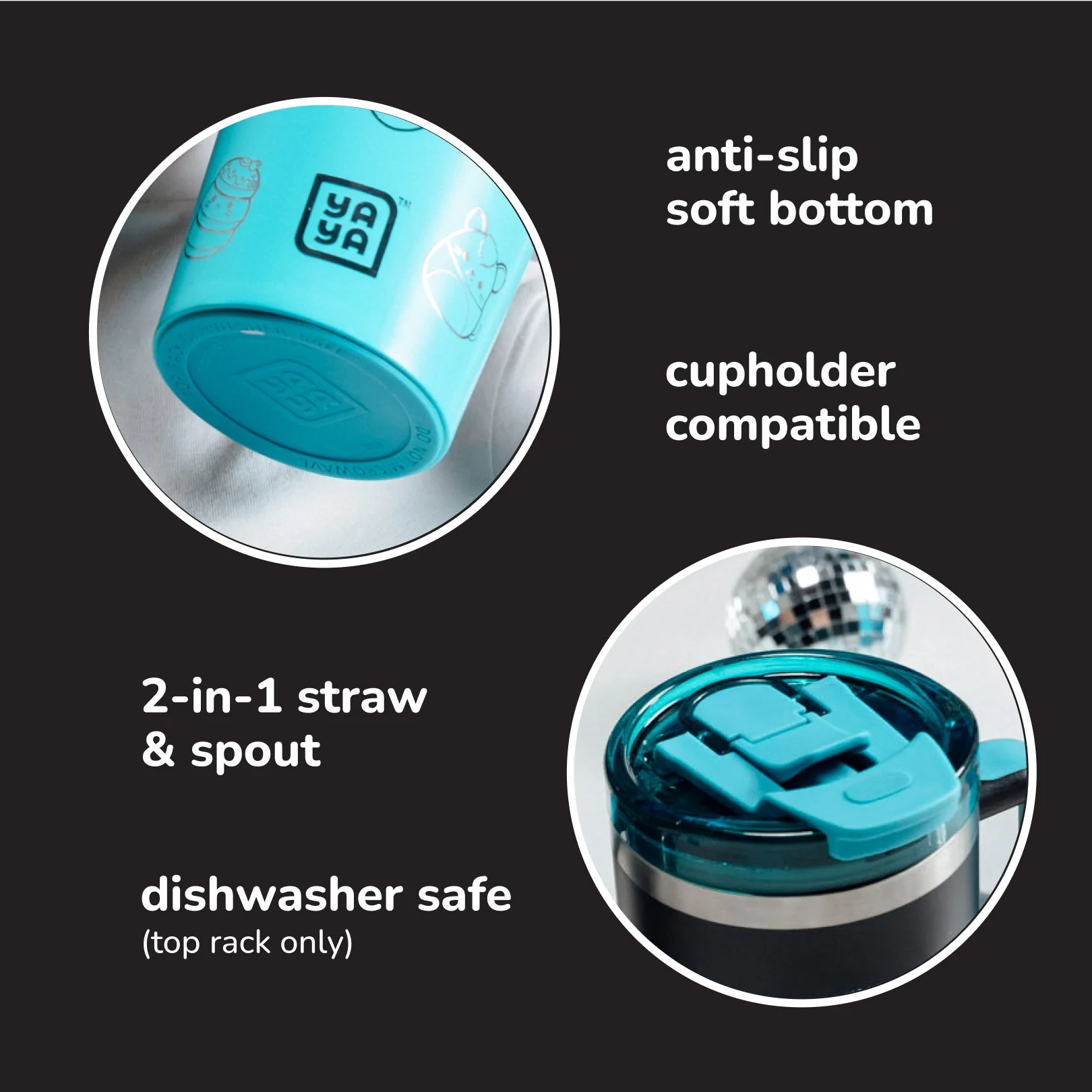 Squishmallows Bling Tumbler with Straw - Image 7