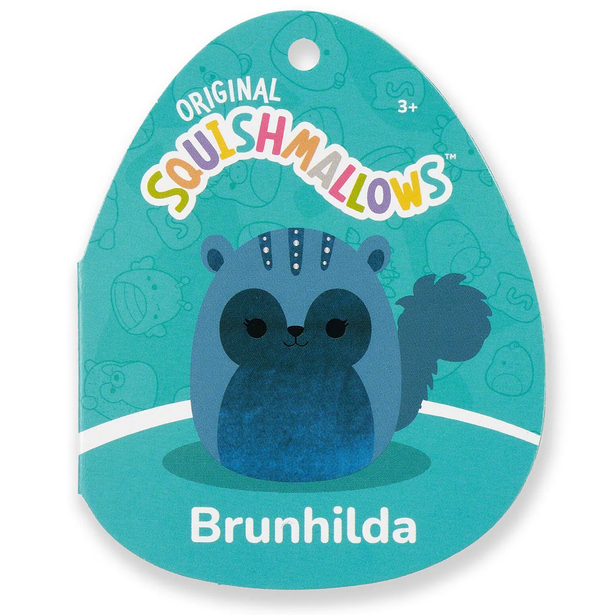 14-Inch Brunhilda the Blue Tonal Squirrel with Velvet Accents - Image 5