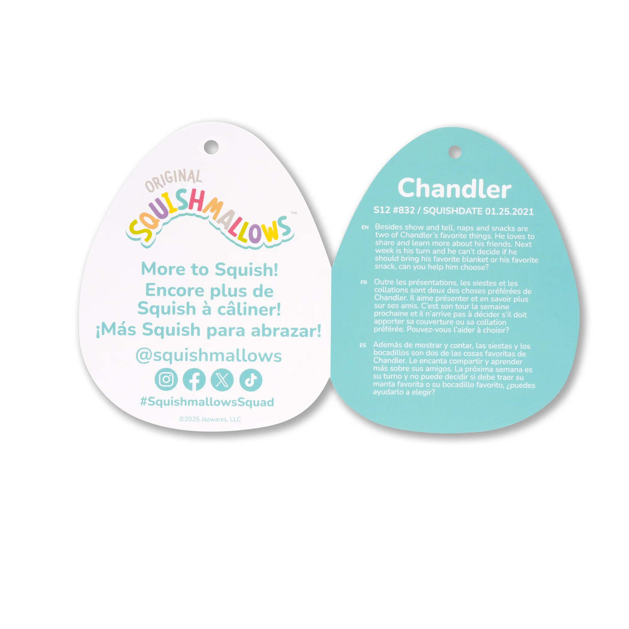 12-Inch Chandler the Yellow Shark - Image 6