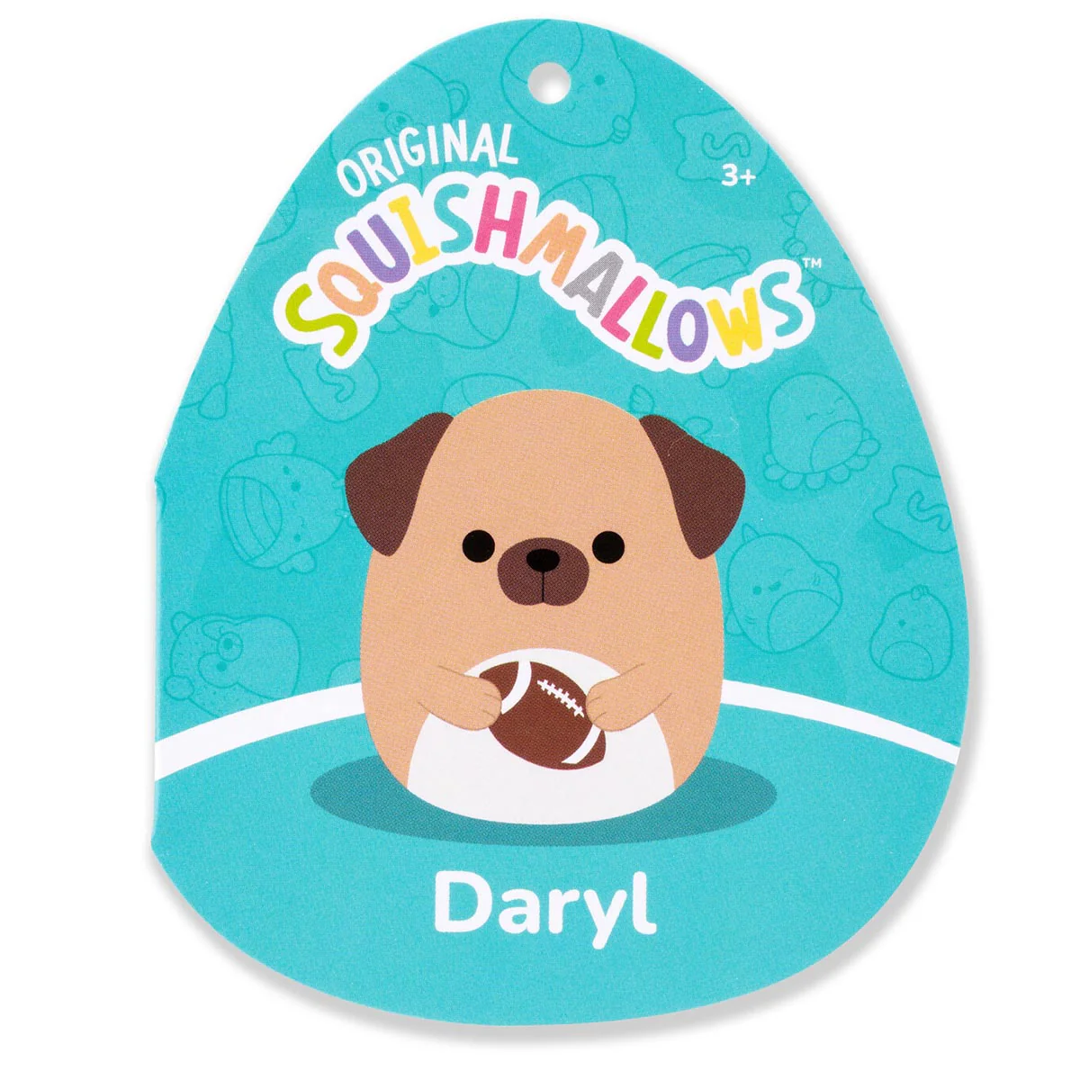 14-Inch Daryl the Brown Dog Holding Football - Image 5