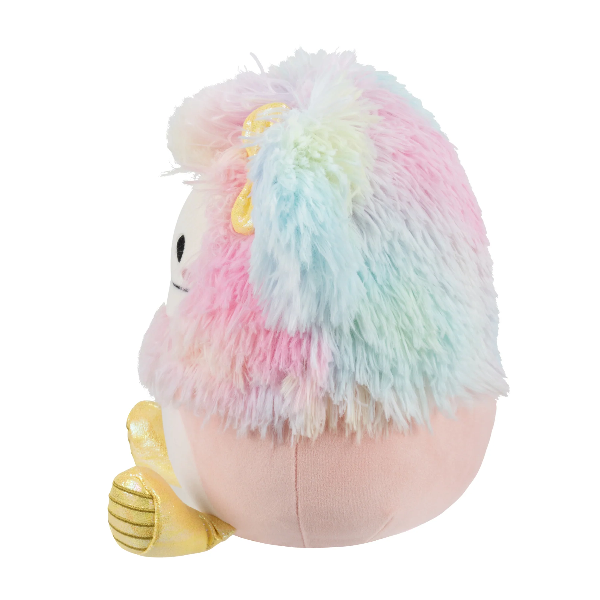 Diane the Peach Bigfoot with Yellow Rain Boots - Image 3