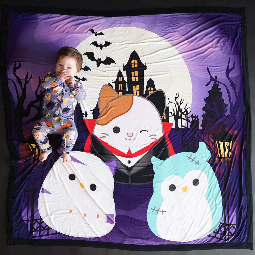 Squishmallows Halloween & Spooky Cam Luxe Patoo® Blanket - Image 3