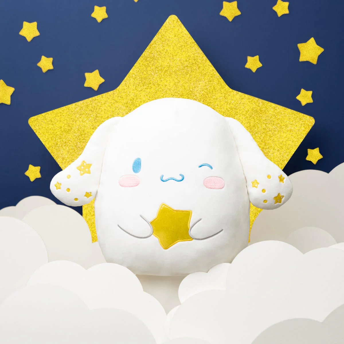 Hello Kitty and Friends 12-Inch Cinnamoroll Holding Star Squishmallows - Image 2
