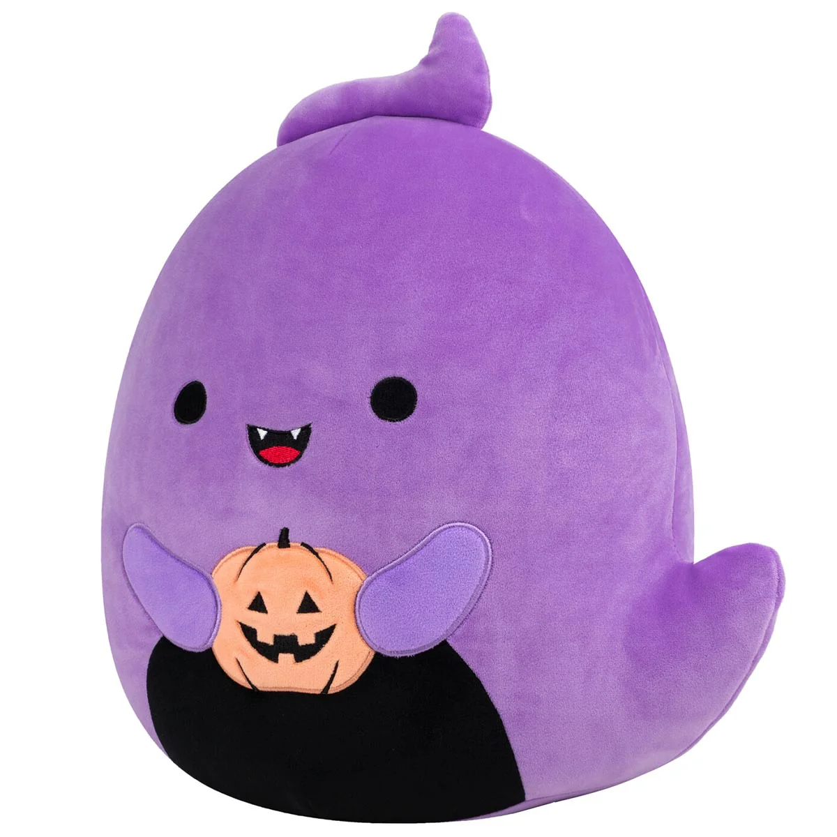 12-Inch Jordon the Purple Ghost Holding Jack O'Lantern - Image 2