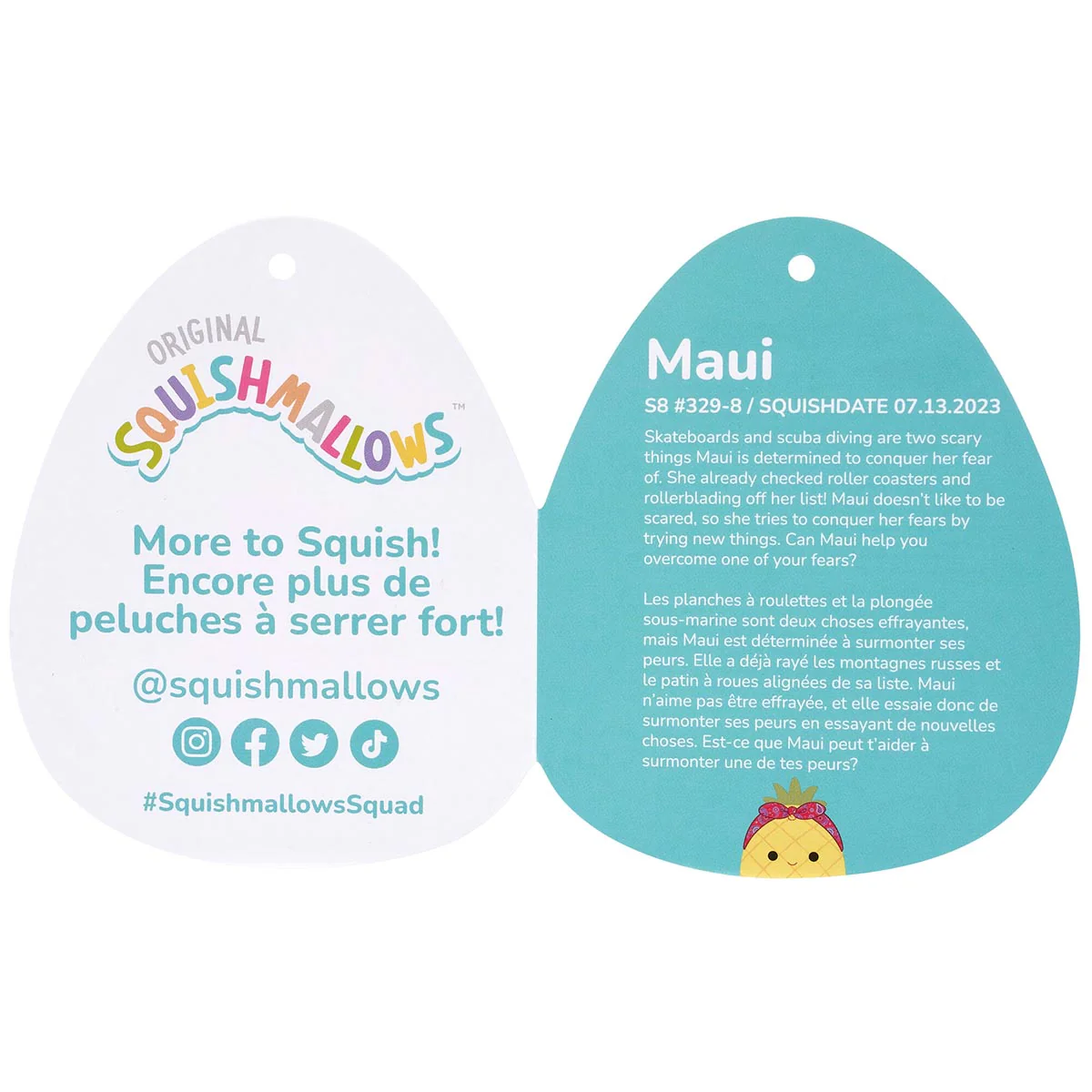 8-Inch Maui the Pineapple with Paisley Headband - Image 6