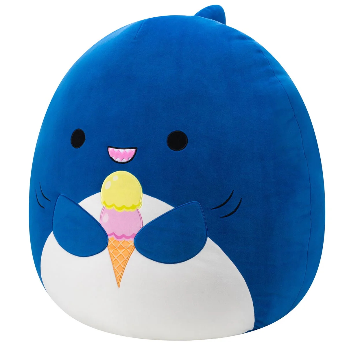 20-Inch Mav the Blue Shark Holding Ice Cream - Image 2