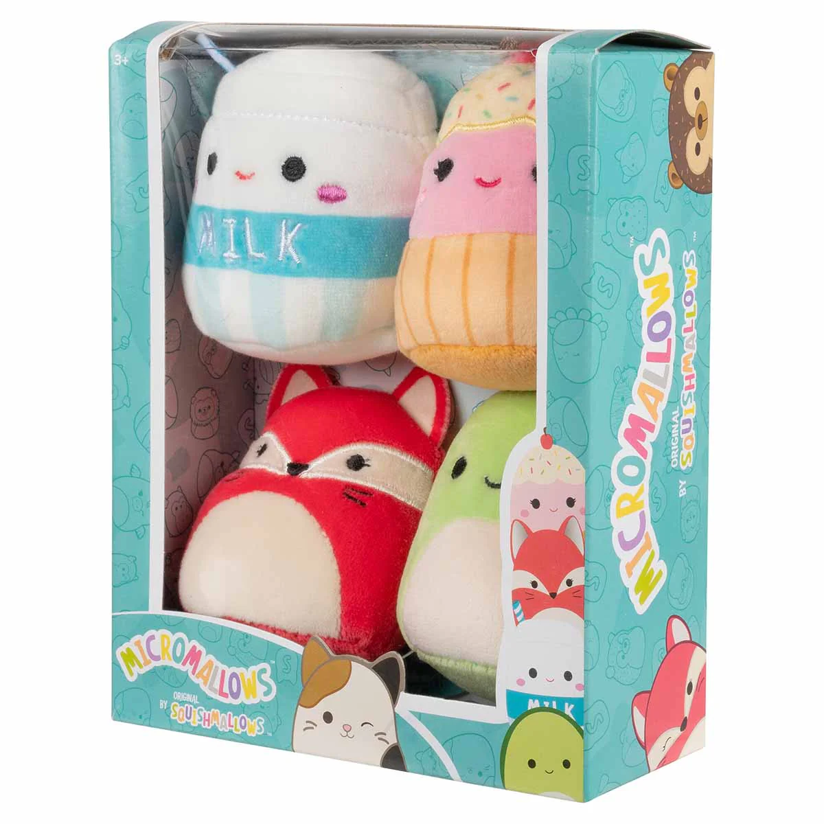 Micromallows 4-Pack - Fifi Fox, Henry Turtle, Melly Milk Carton, Clara Cupcake - Image 7