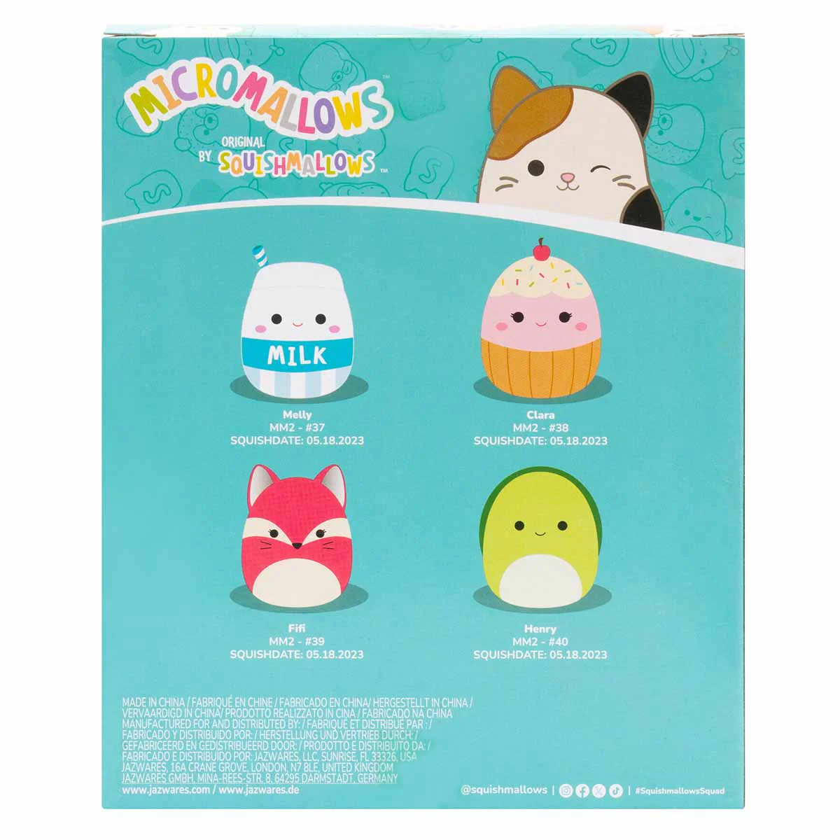 Micromallows 4-Pack - Fifi Fox, Henry Turtle, Melly Milk Carton, Clara Cupcake - Image 8