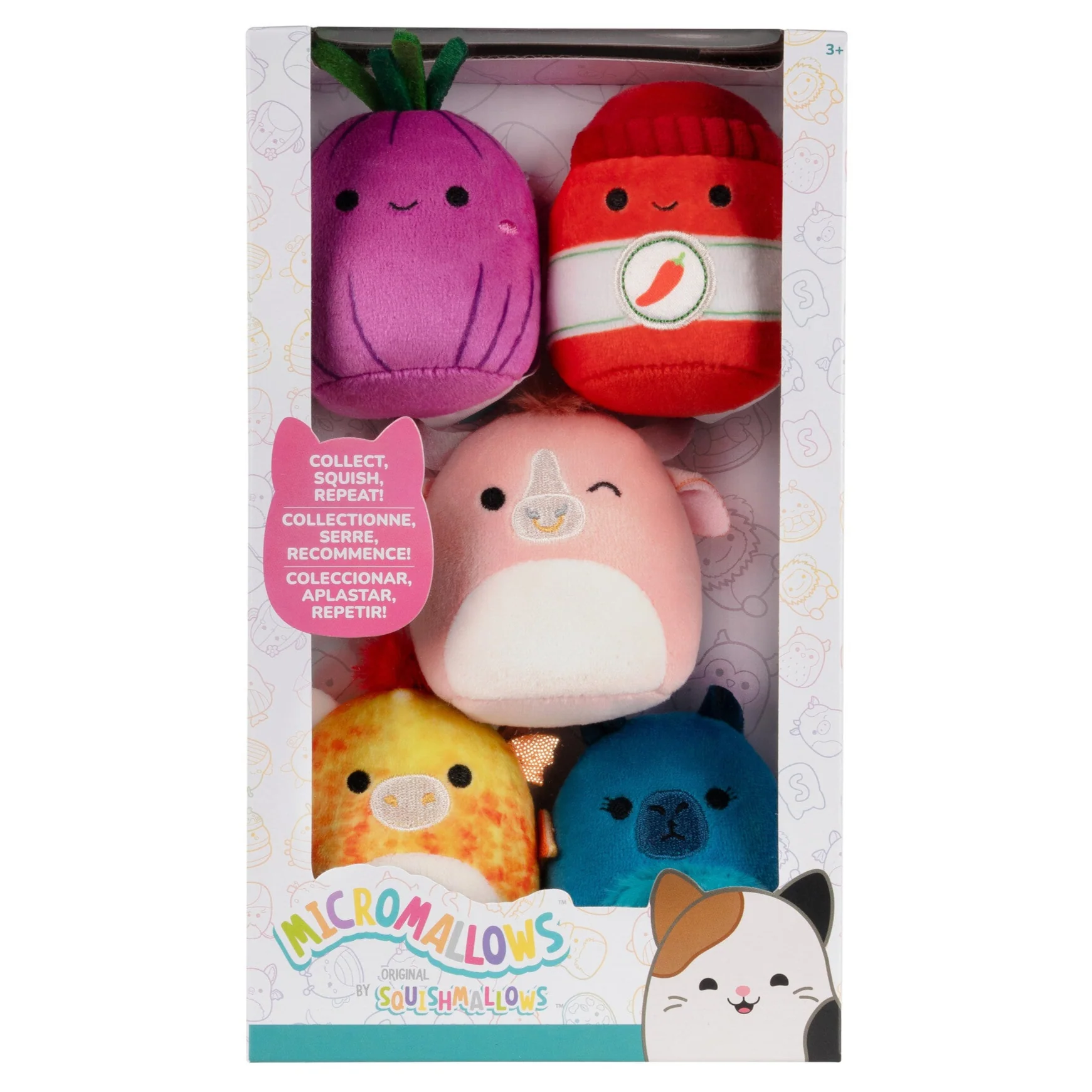 Micromallows 5-Pack - Howland Bull, Dieric Dragon, Azizbek Onion, Cyril Capybara, Illia Sriracha - Image 2