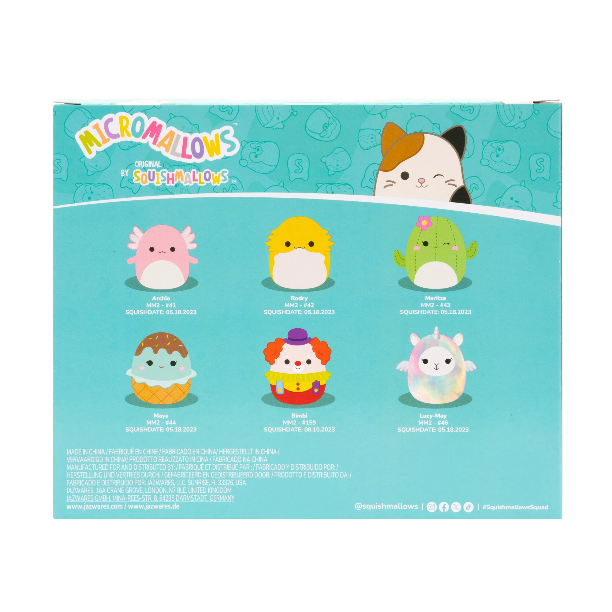 Micromallows 6-Pack – Archie Axolotl, Bimbi Clown, Lucy-May Llamapegacorn, Maritza Cactus, Maya Sundae, Rodry Bearded Dragon - Image 11