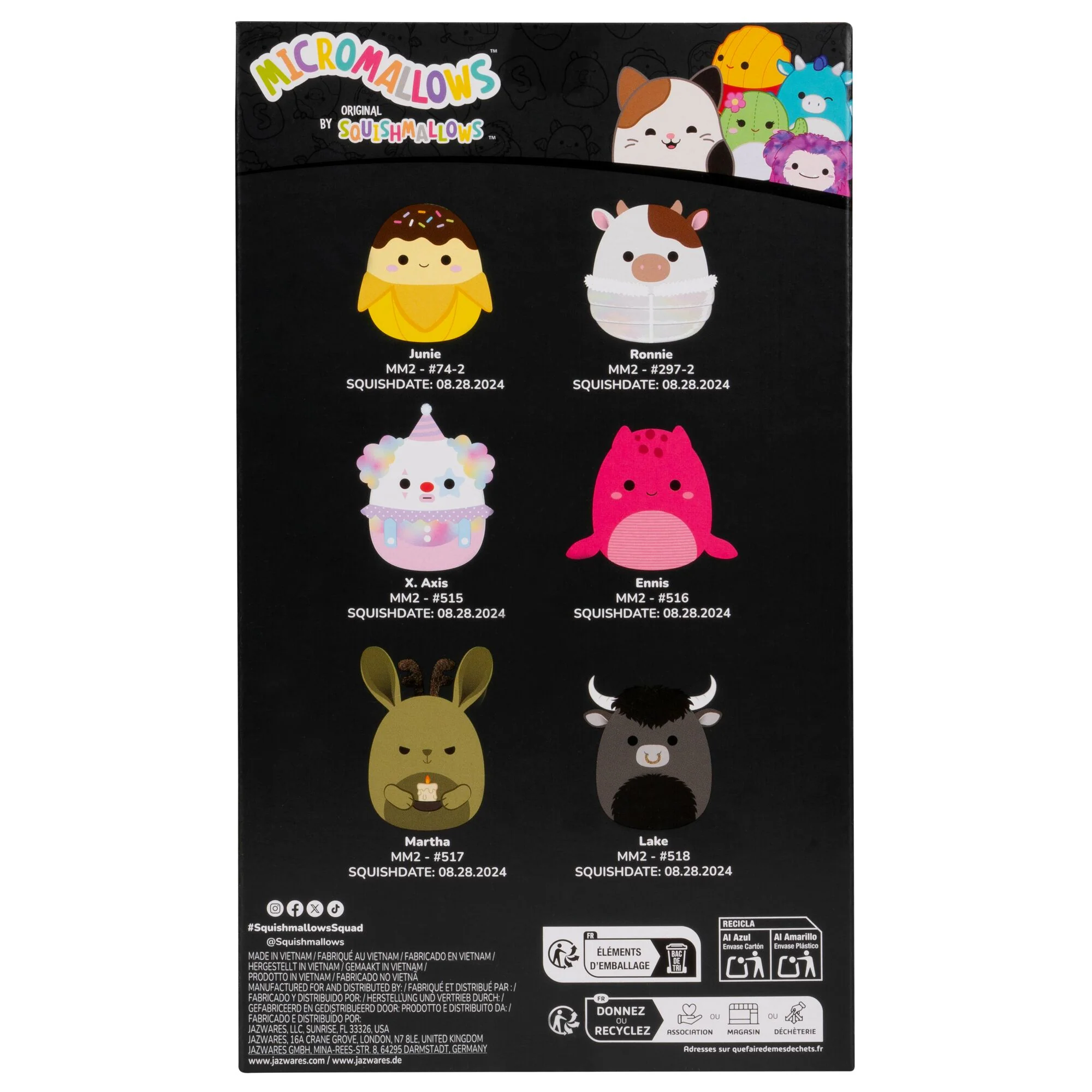 Micromallows Select Series 6-Pack - Ronnie, Junie, X. Axis, Ennis, Martha, Lake - Image 10