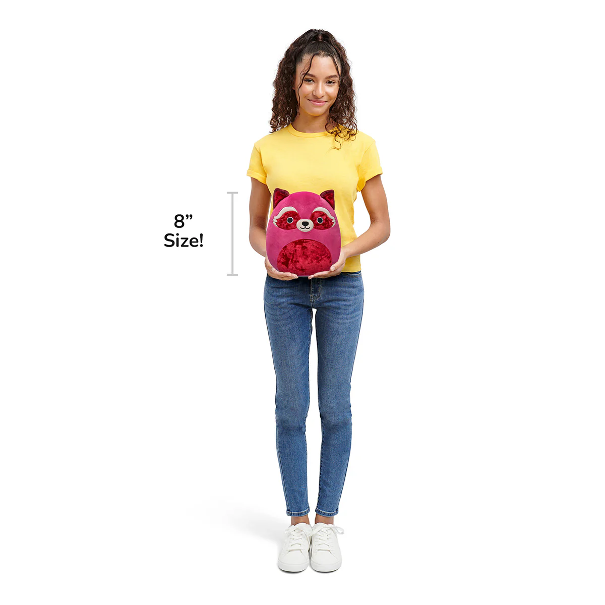 8-Inch Olivieri the Maroon Raccoon with Velvet Accents - Image 7